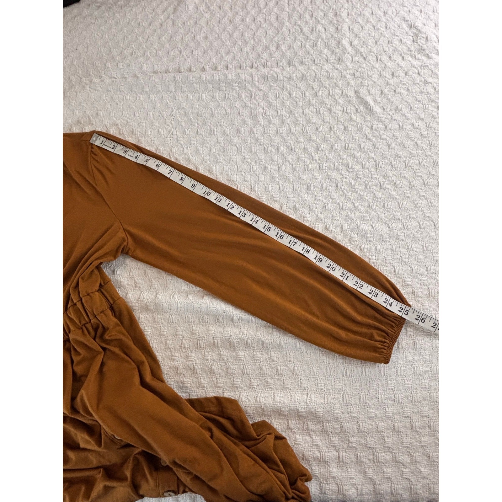 Ladies Long Sleeve Short Stretch Long Sleeve Blouson Dress Sz XL