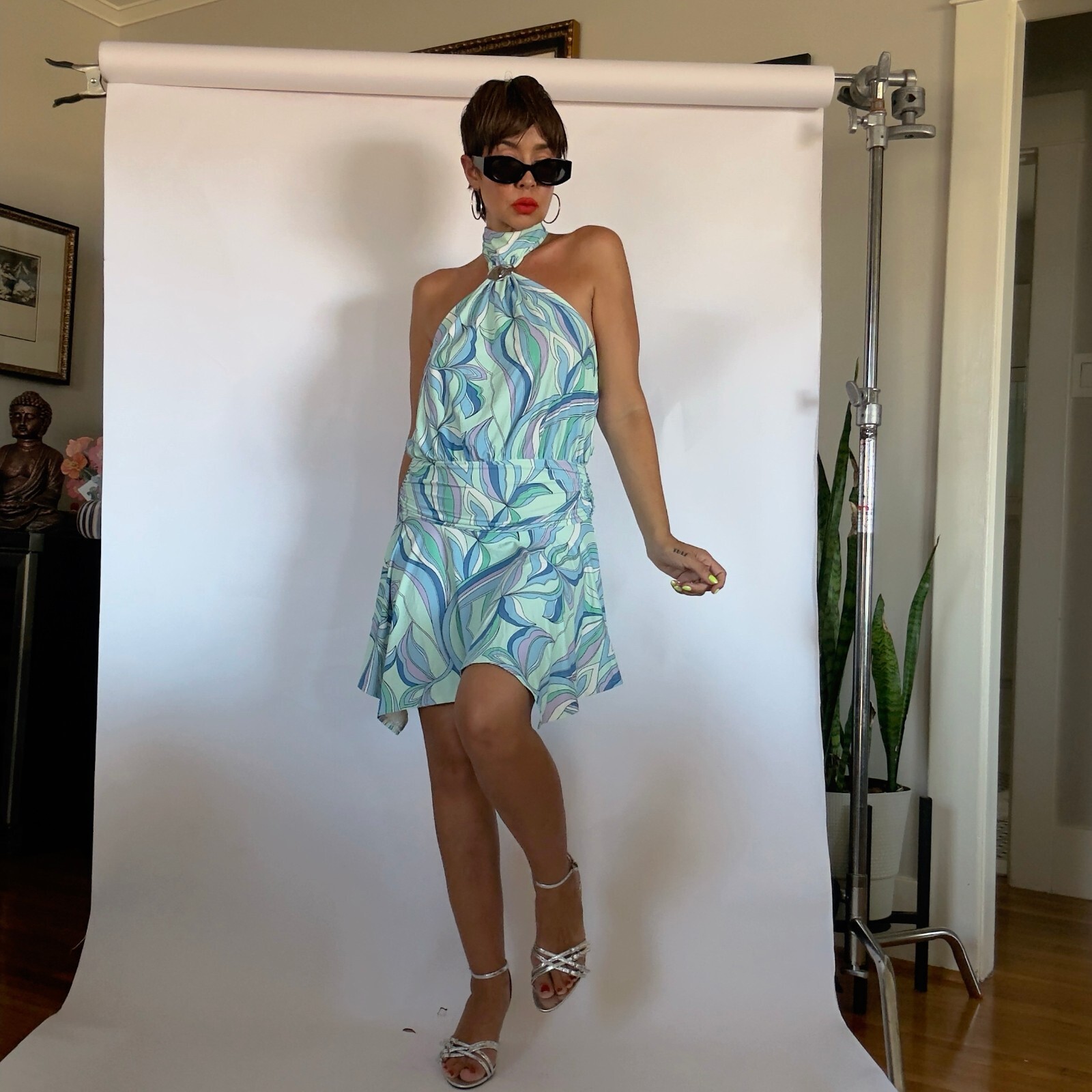 Halter Mini Dress