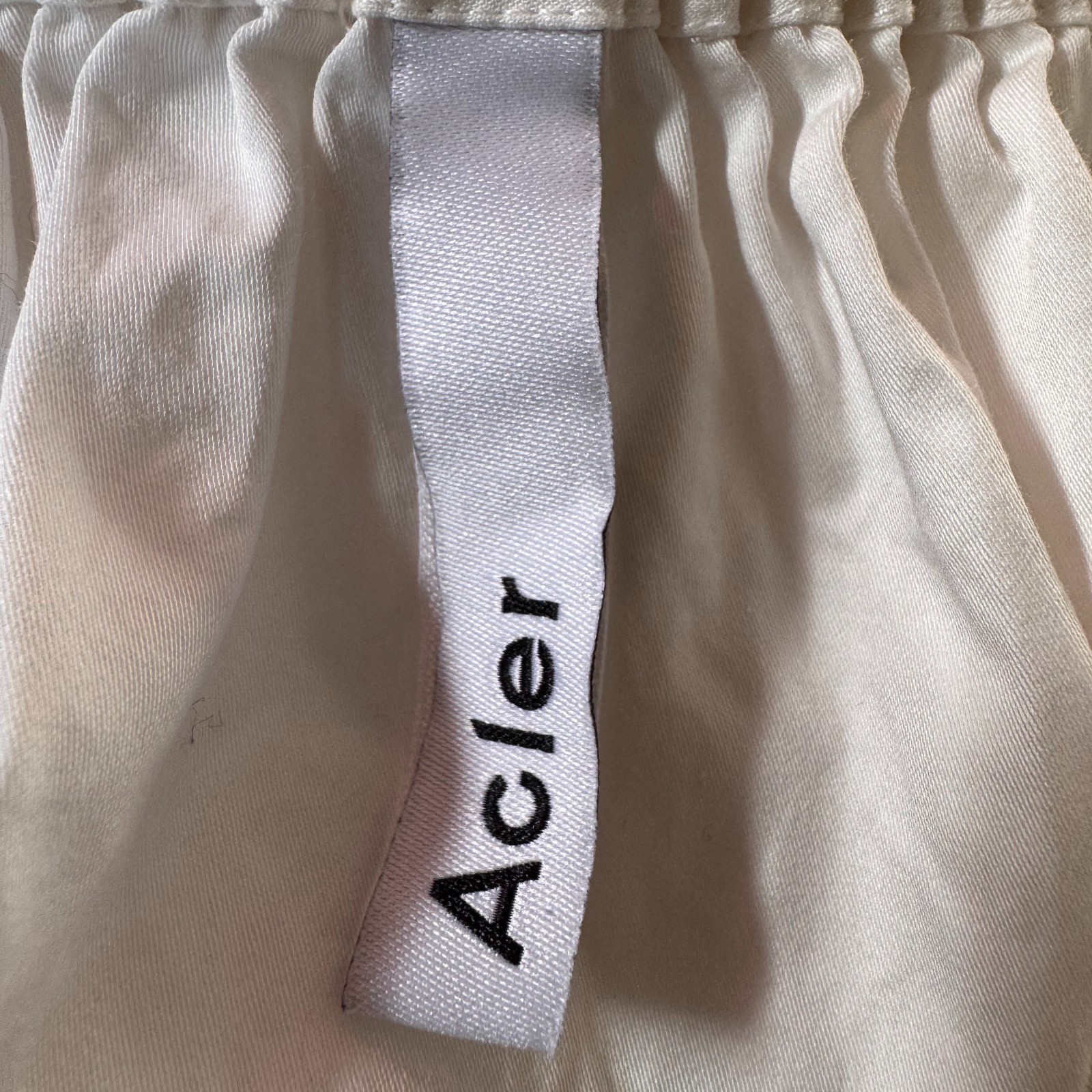 Acler Moordon Mini Dress Size AU 16 / US 12 Ivory Cotton Hens Bridal Baby Shower