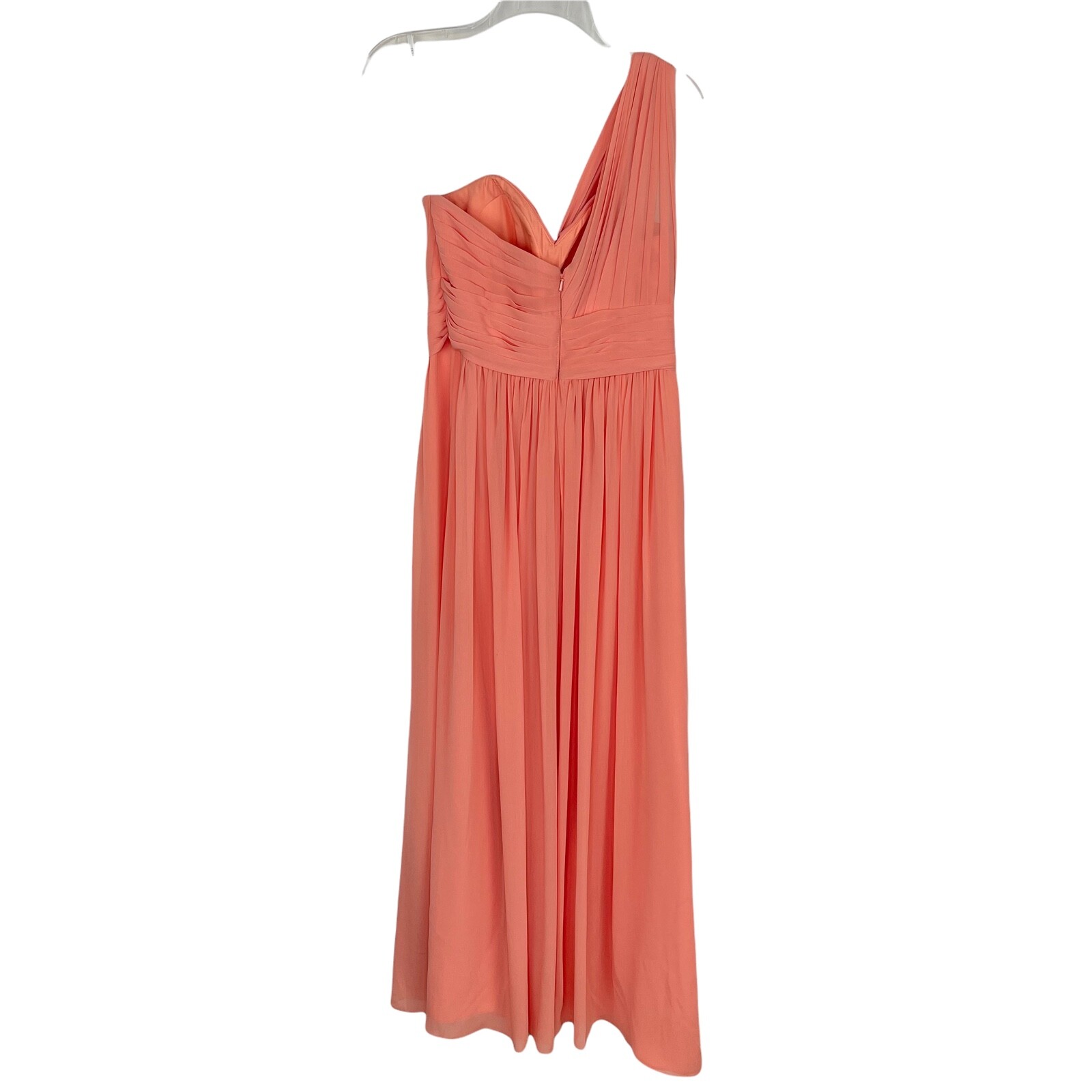 Watters & Watters One Shoulder Chiffon Formal Bridesmaid Maxi Dress Women’s Sz 8