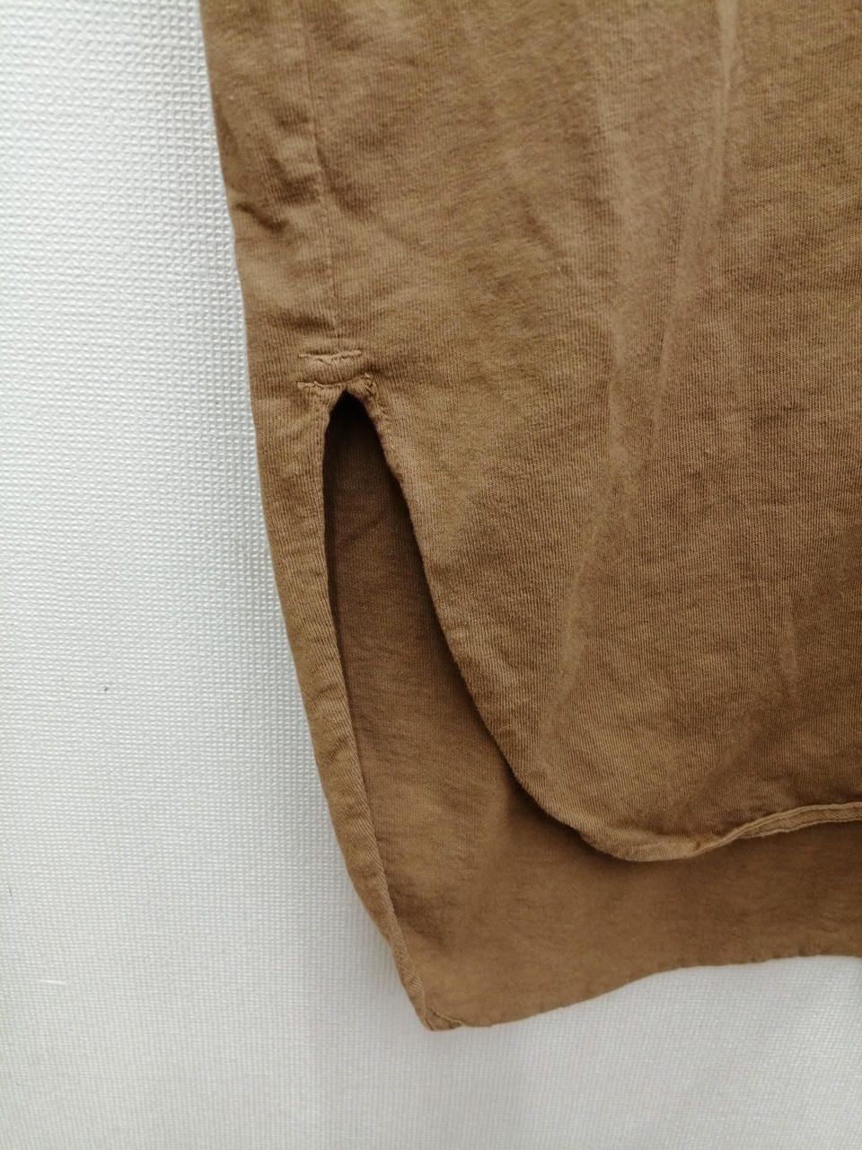 THE NORTH FACE Crew Neck Cotton Dress Beige NTW3154 Used