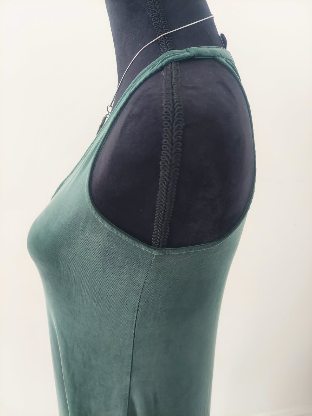 Dolan Left Coast Collection Handkerchief Dress Womens XS Green V-Neck 171335P