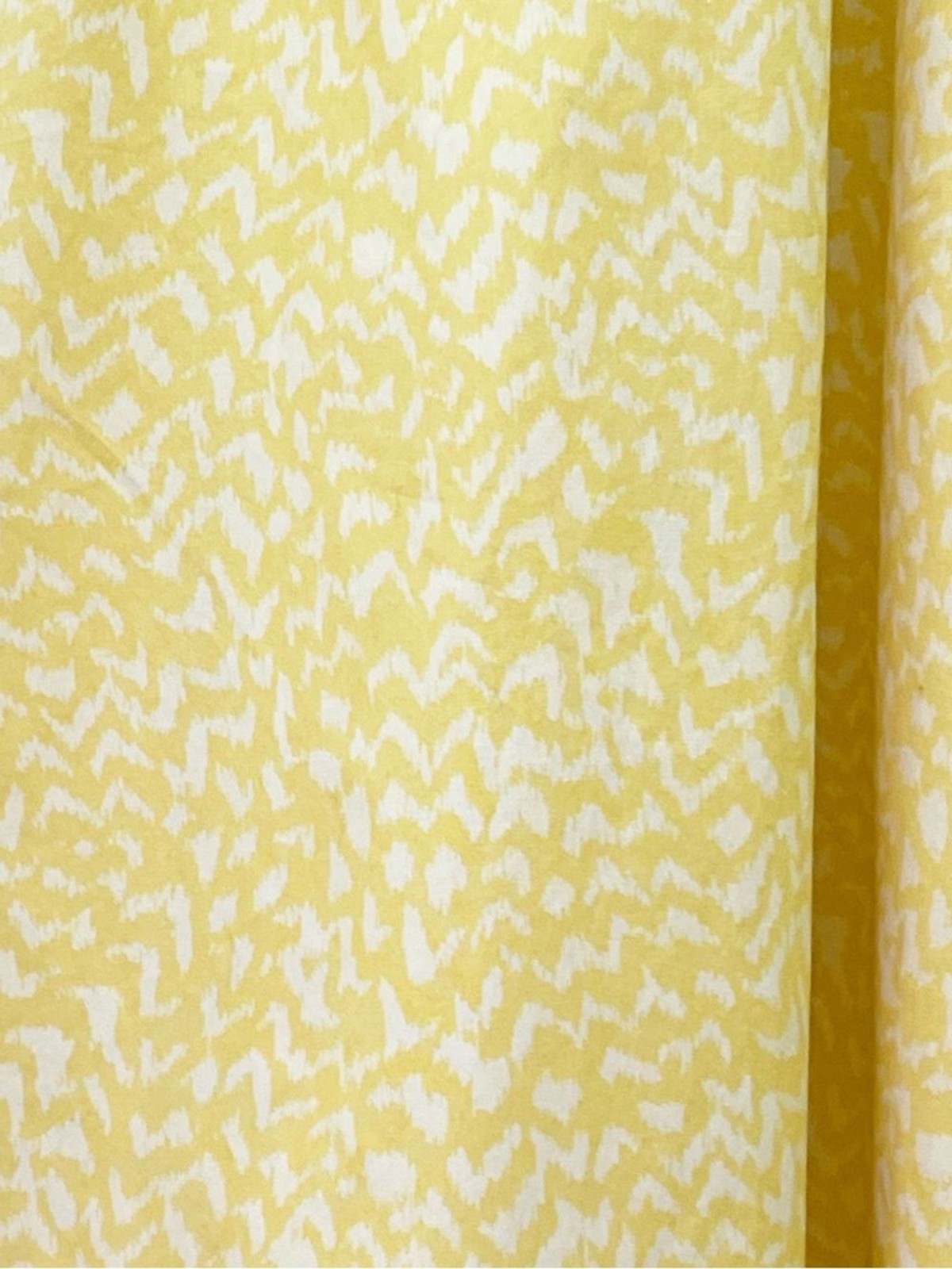 NWT Gap Yellow Print Flutter Sleeve Dress M Tall Cotton Ruffle Tie Neck Shift