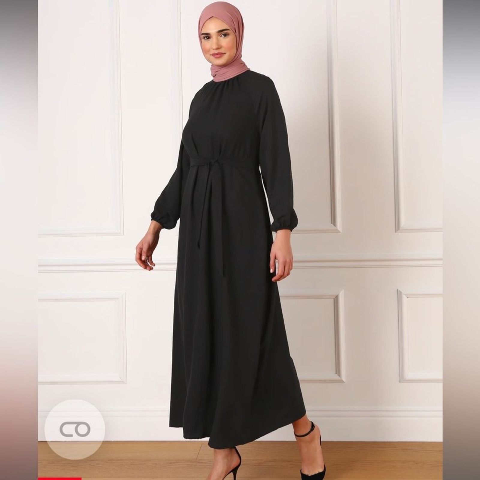 New Refka Black Modest Dress