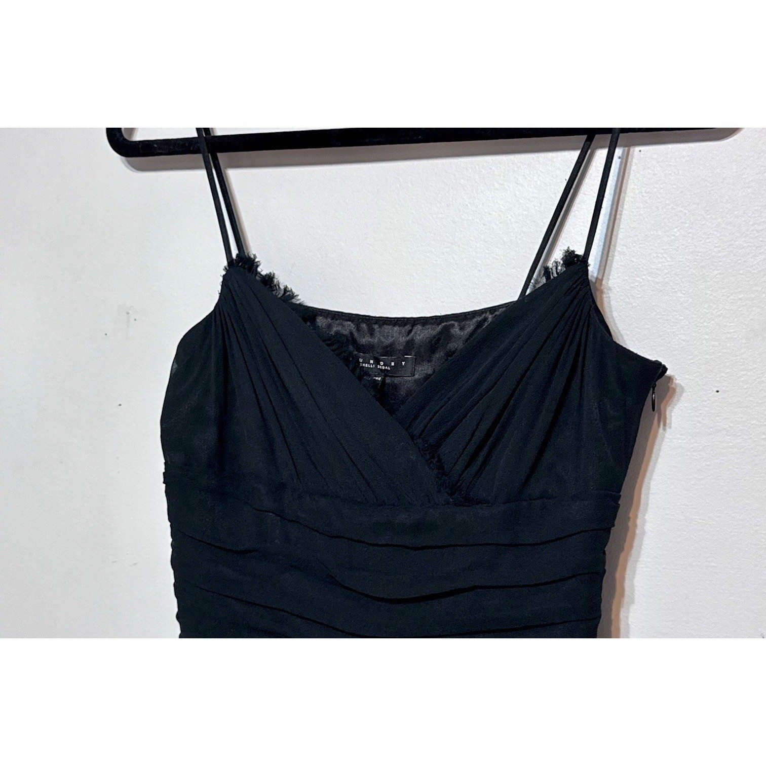 Laundry Shelli Segal Quiet Luxury Silk Dress Women 4 Evening Glam Timeless