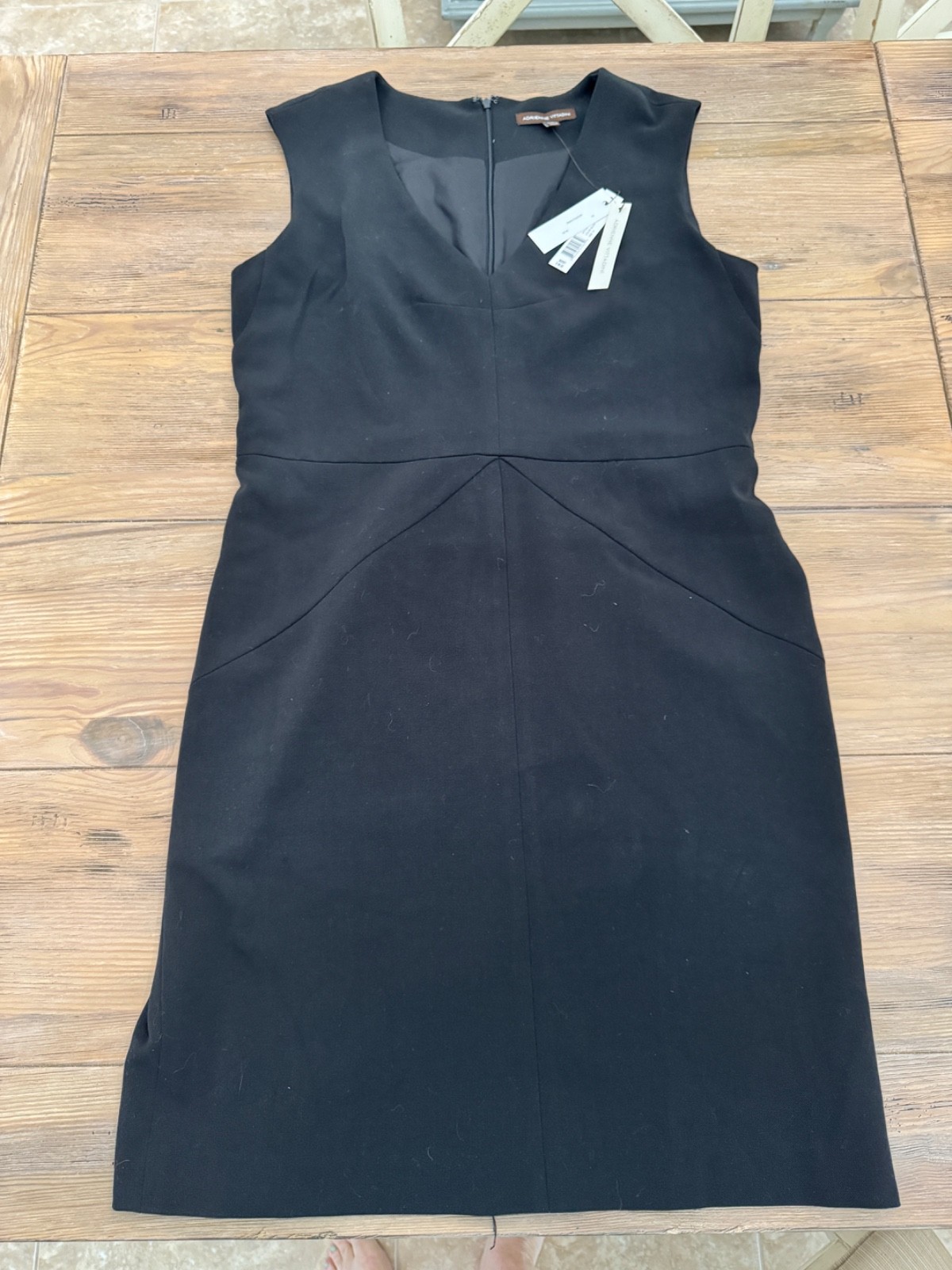 NWT Adrienne Vittadini Black Dress, Size 12