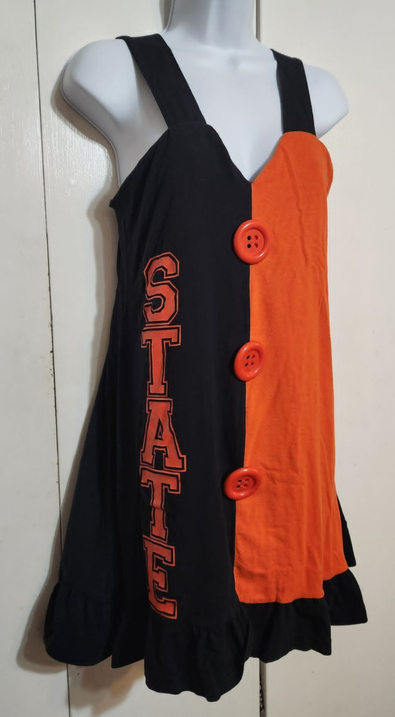Oklahoma State Cowboys Dress Medium Ketch The Spirit OSU Gameday Black Orange