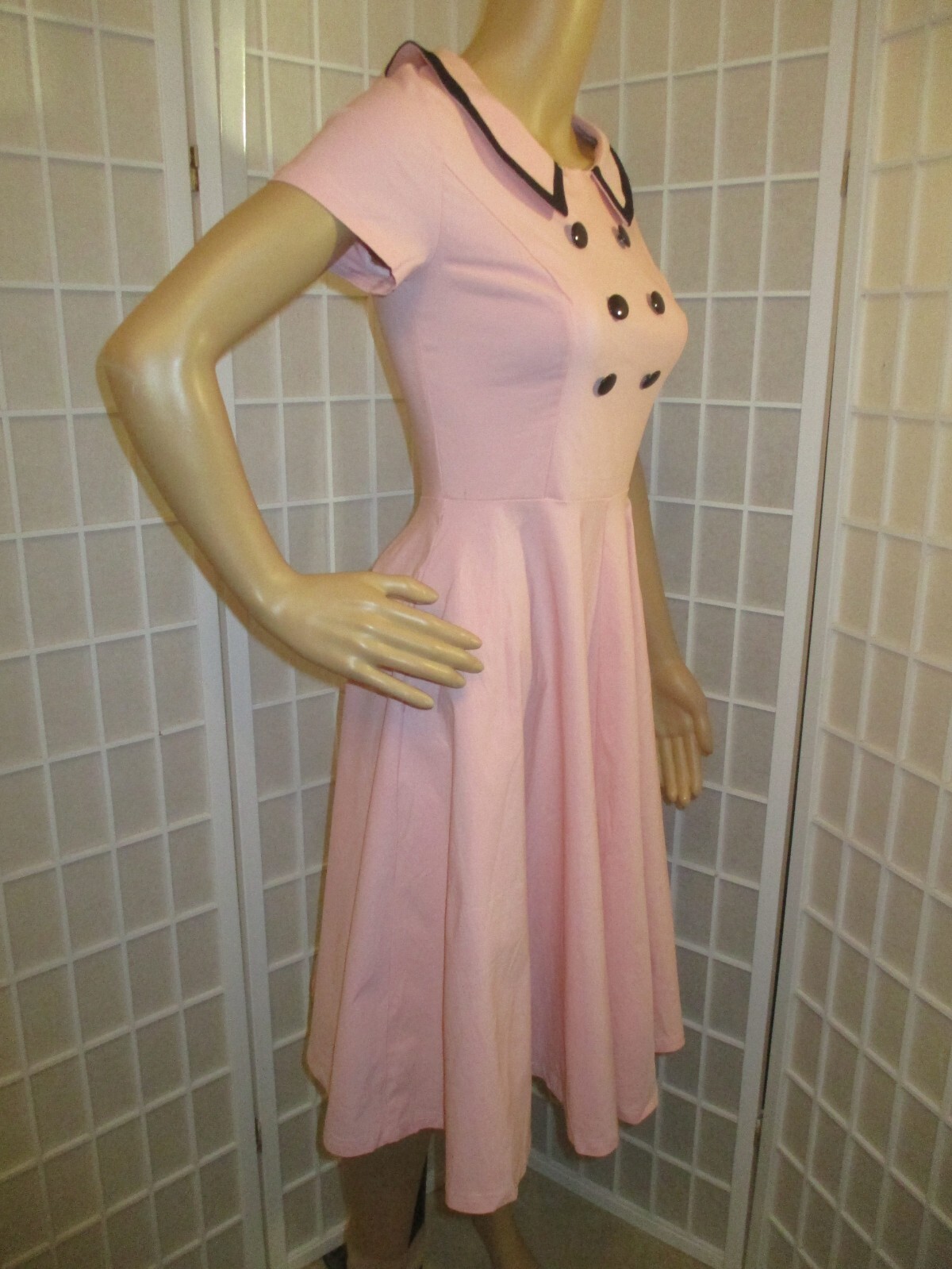 Gown Town 1950’s inspired stretch swing dress