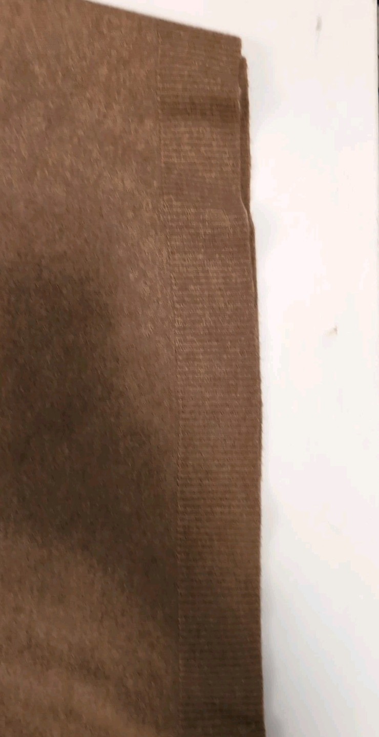 Esprit Sweater Dress Size L Camel Tan Cowl Neck Polyester Wool Acrylic