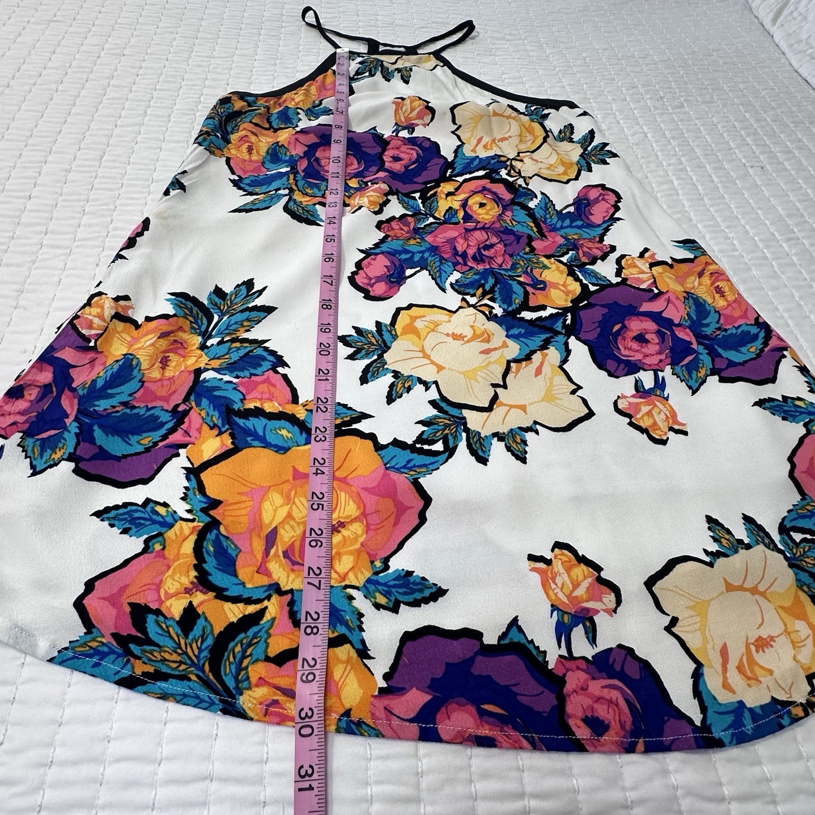 NBD By Revolve Ivory Floral Sheath Keep Up Dress with Side Pockets In Size M