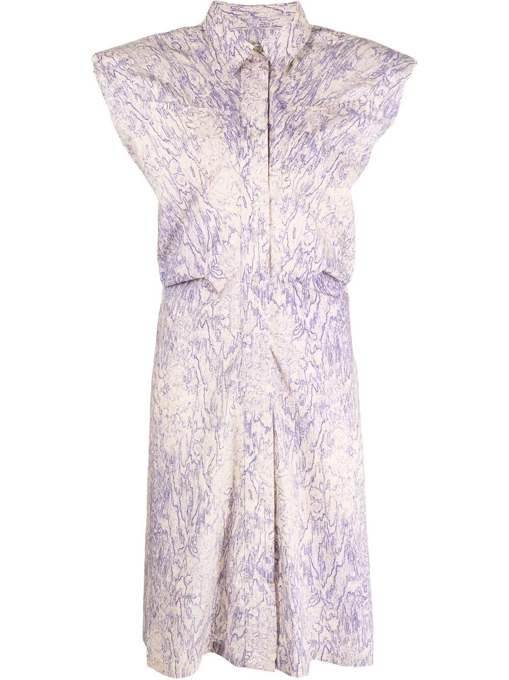 NEW Remain Birger Christensen Purple Marika Dress Shoulder Pads Size 2 Designer