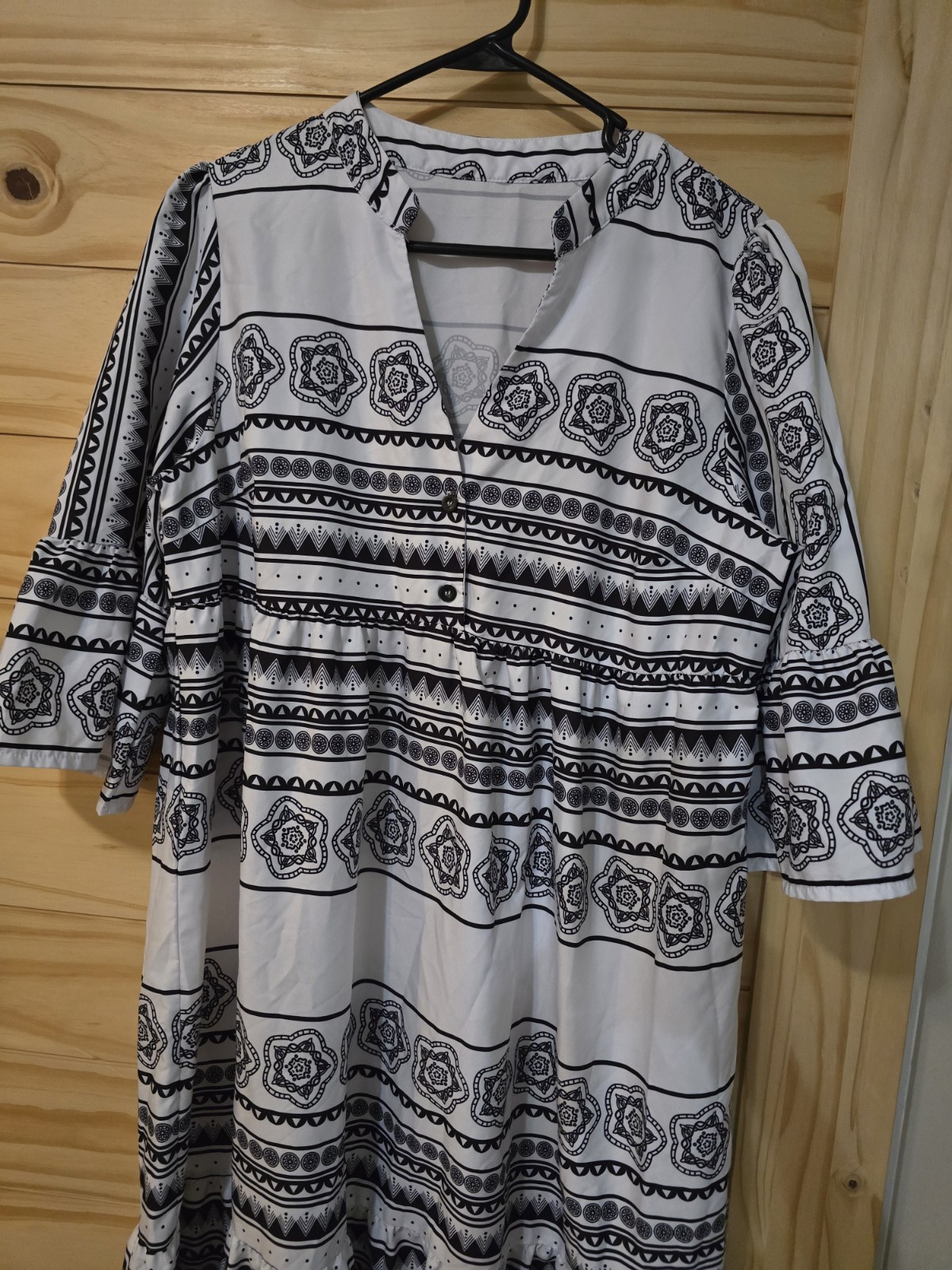 2 New Womens Boho Print Size 12 XL Shein Dresses