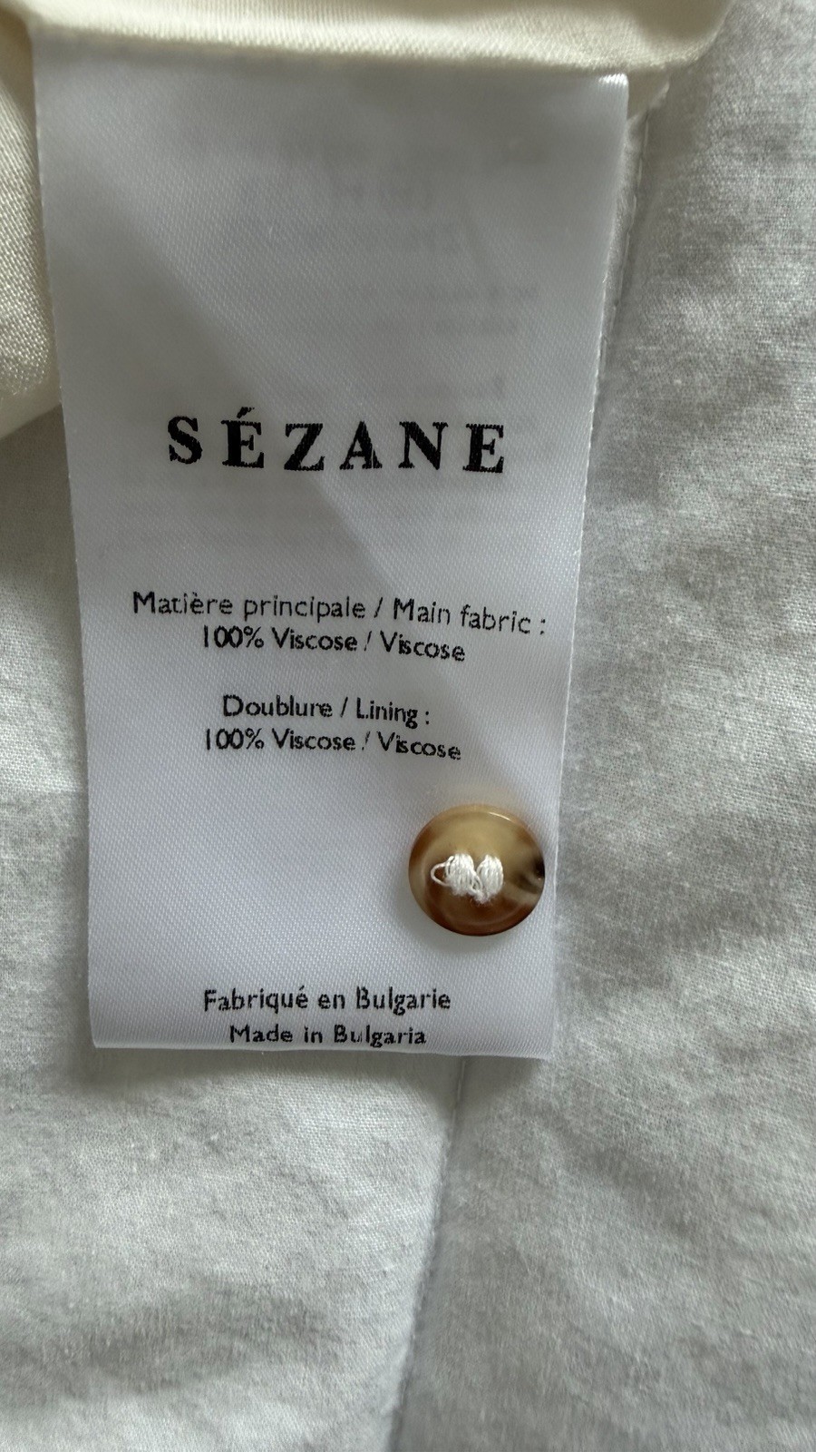 SEZANE PARIS FLORAL BELTED BUTTON DOWN SHORT SLEEVE MIDI SHIRT DRESS SIZE 38/6
