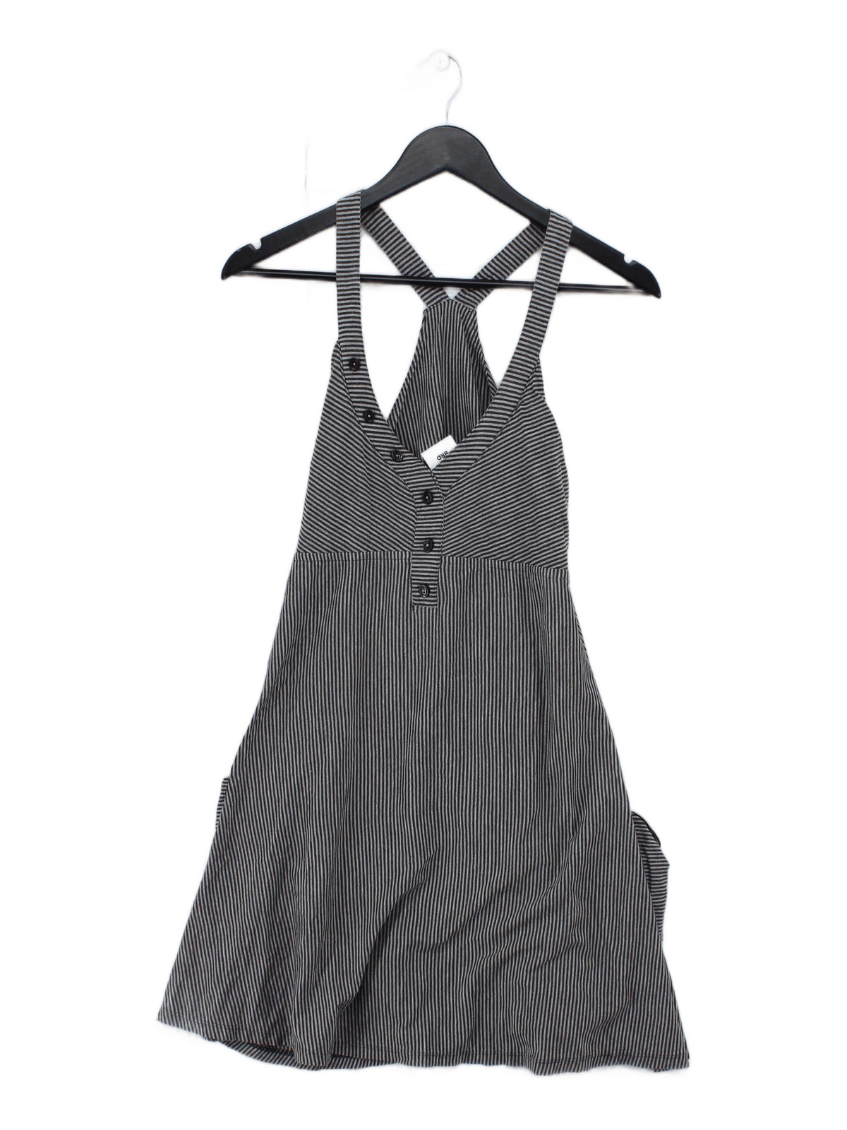 SoulCal&Co Pinafore/Dungaree Mini Dress UK12 in Grey