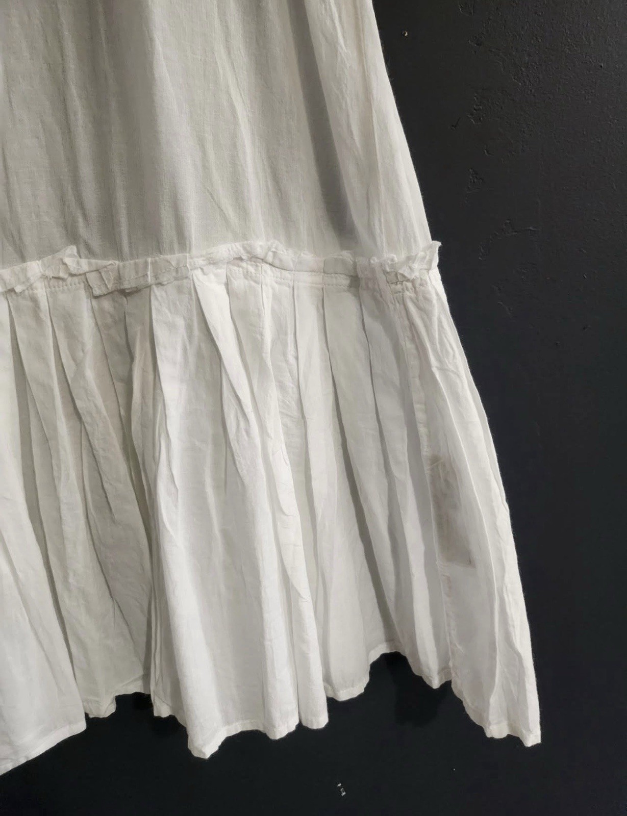 100% Cotton Slip Dress Adjustable Strap Midi Dress Minimalist Cotton Summer