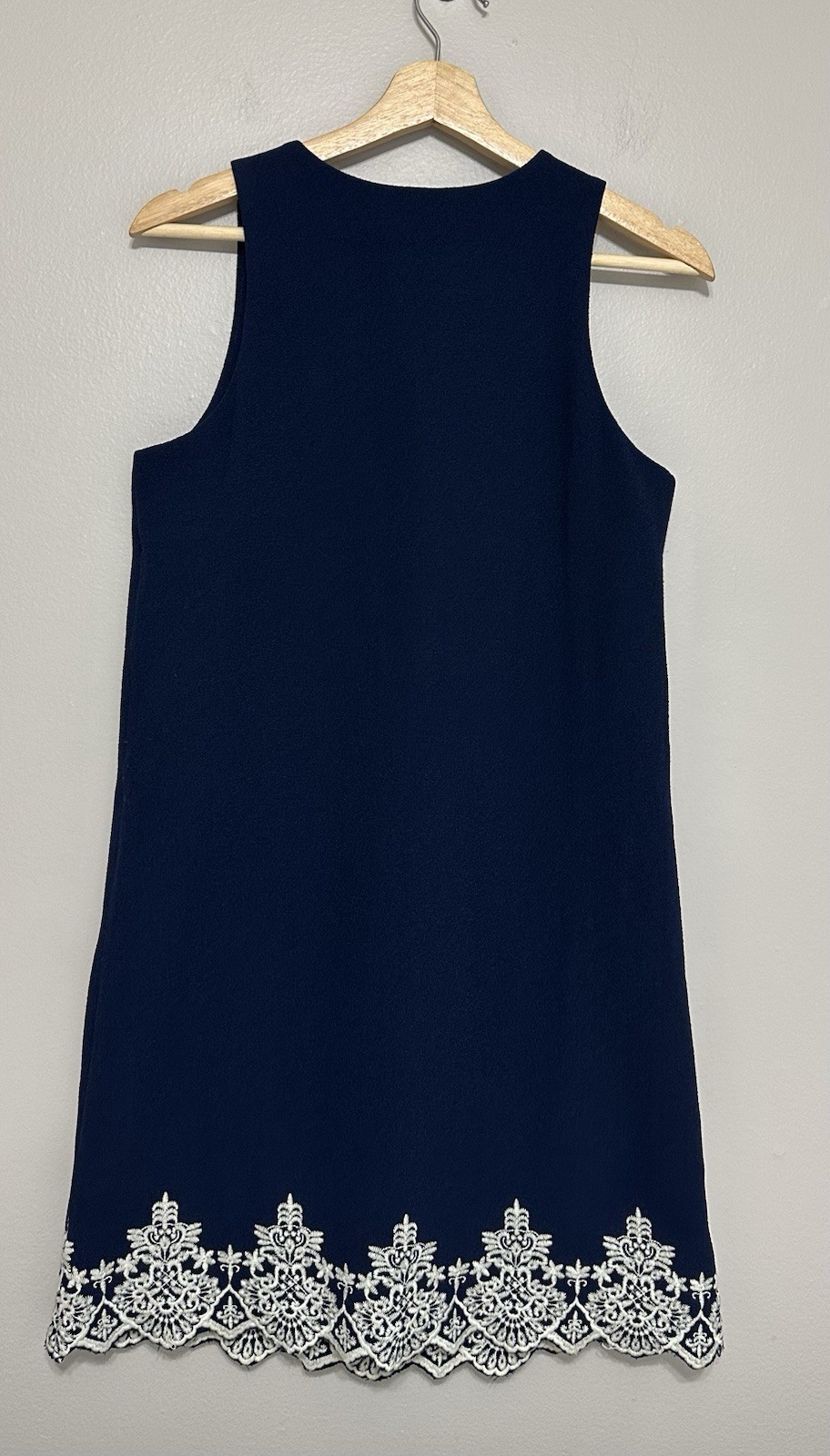 Pim + Larkin Embroidered Shift Sleeveless Dress Women’s Size XS Blue Summer