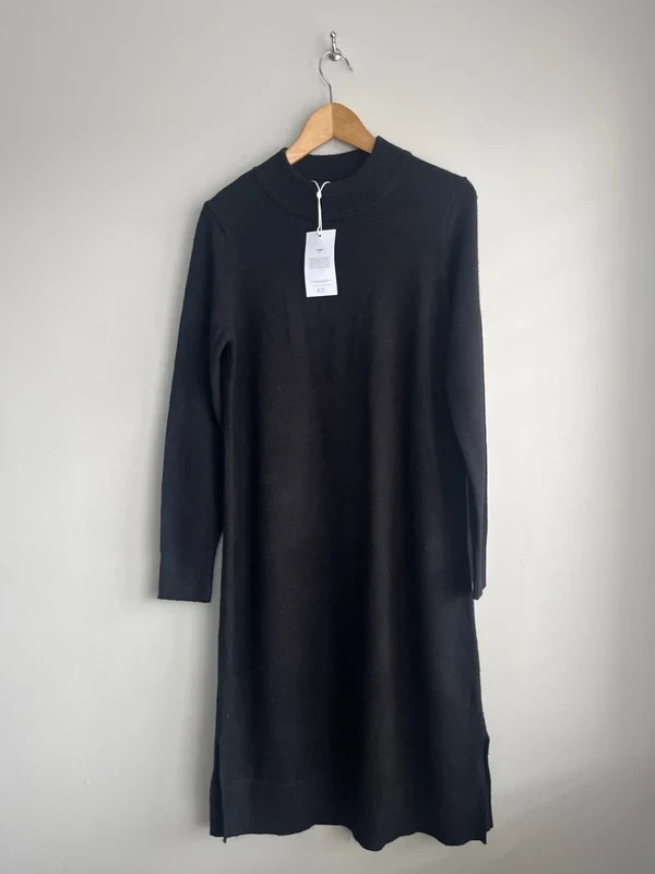 Vila Viril Long Sleeved Midi Dress Size UK M BNWT RRP £40