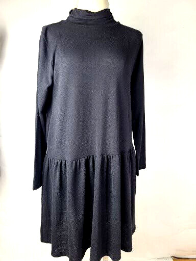 Yelete Dress Black Ruffle New With Tags Size Large