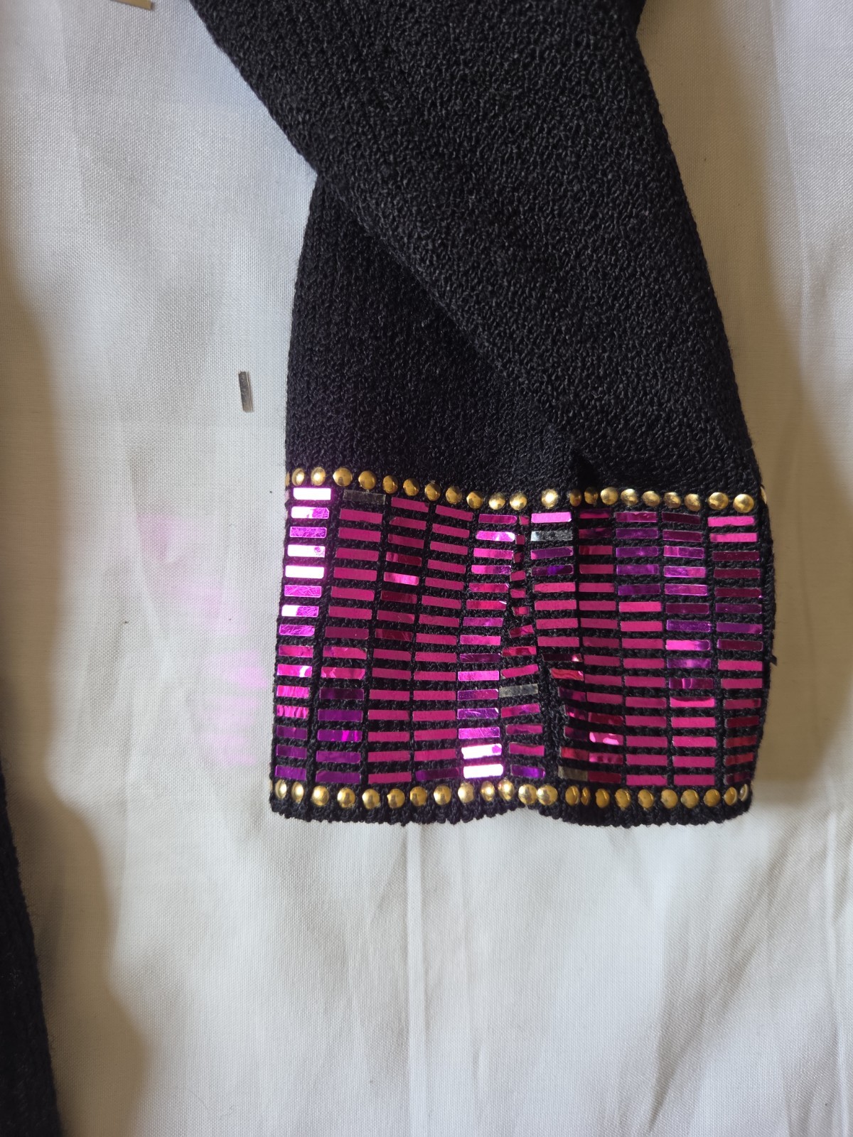 Vintage St. John Evening Paillettes Sequin Knit Dress *SOLD AS IS* PLEASE READ