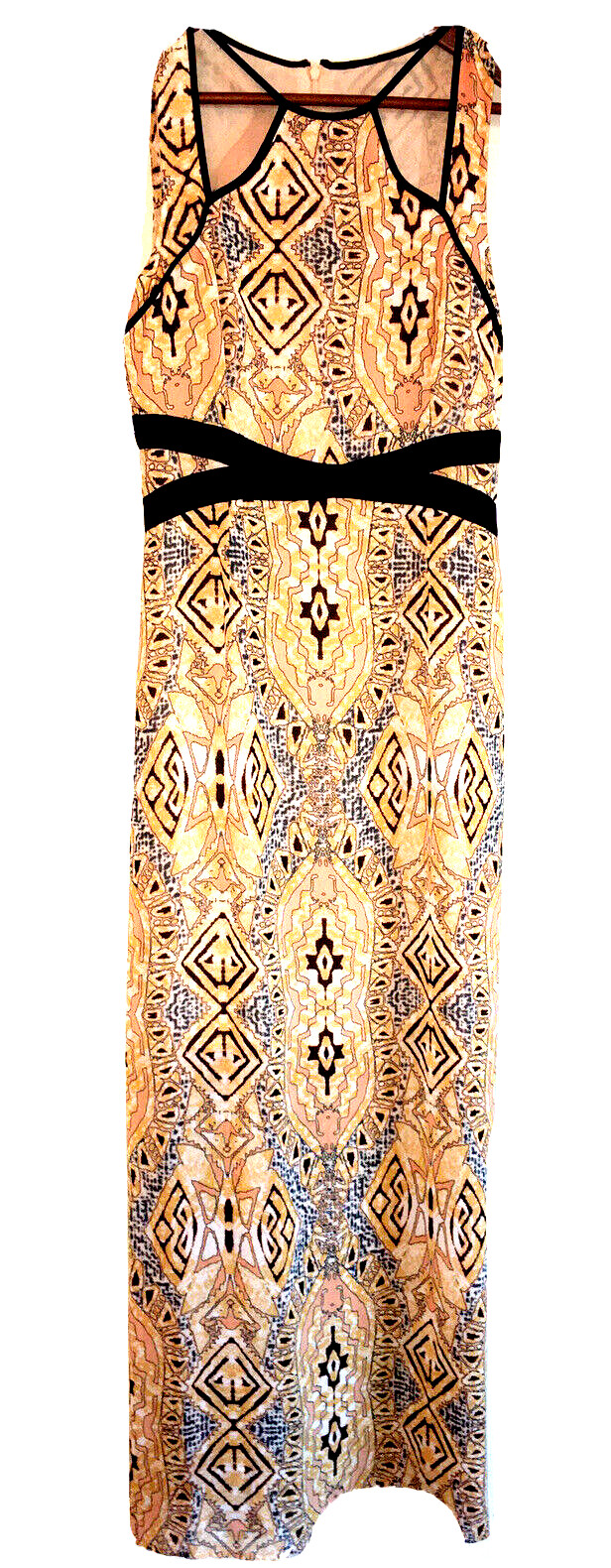 Bohemian Full Length Summer Dress Flowing Fabric