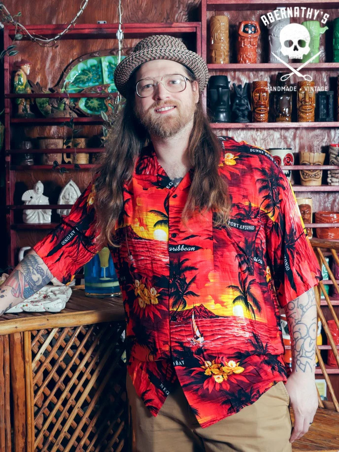 Vintage 1990’s Red and Yellow Carribean Shirt