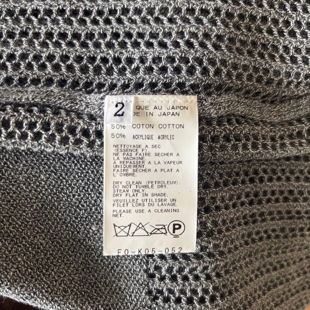 USED PLY BY RAGNE KIKAS KNIT LONG-SLEEVED TOP, GRAY, Y’S SIZE 2 GOOD