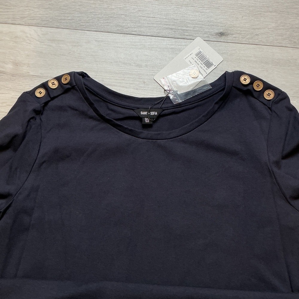 Saint + Sofia Runway Maxi Dress Navy Size 6 New With Tags