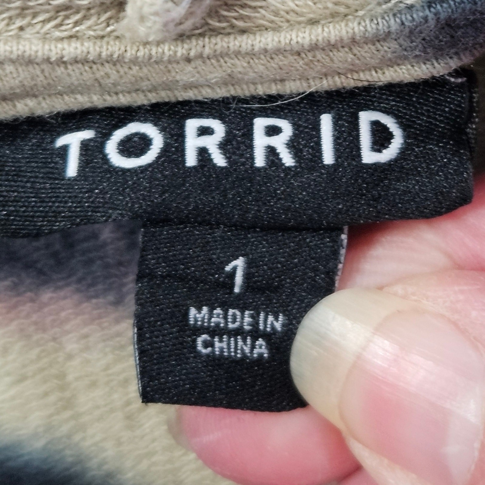 Torrid Tie Dye Hooded Knit Dress Rayon Stretch Purple Beige Boho Cozy Pocket 1x