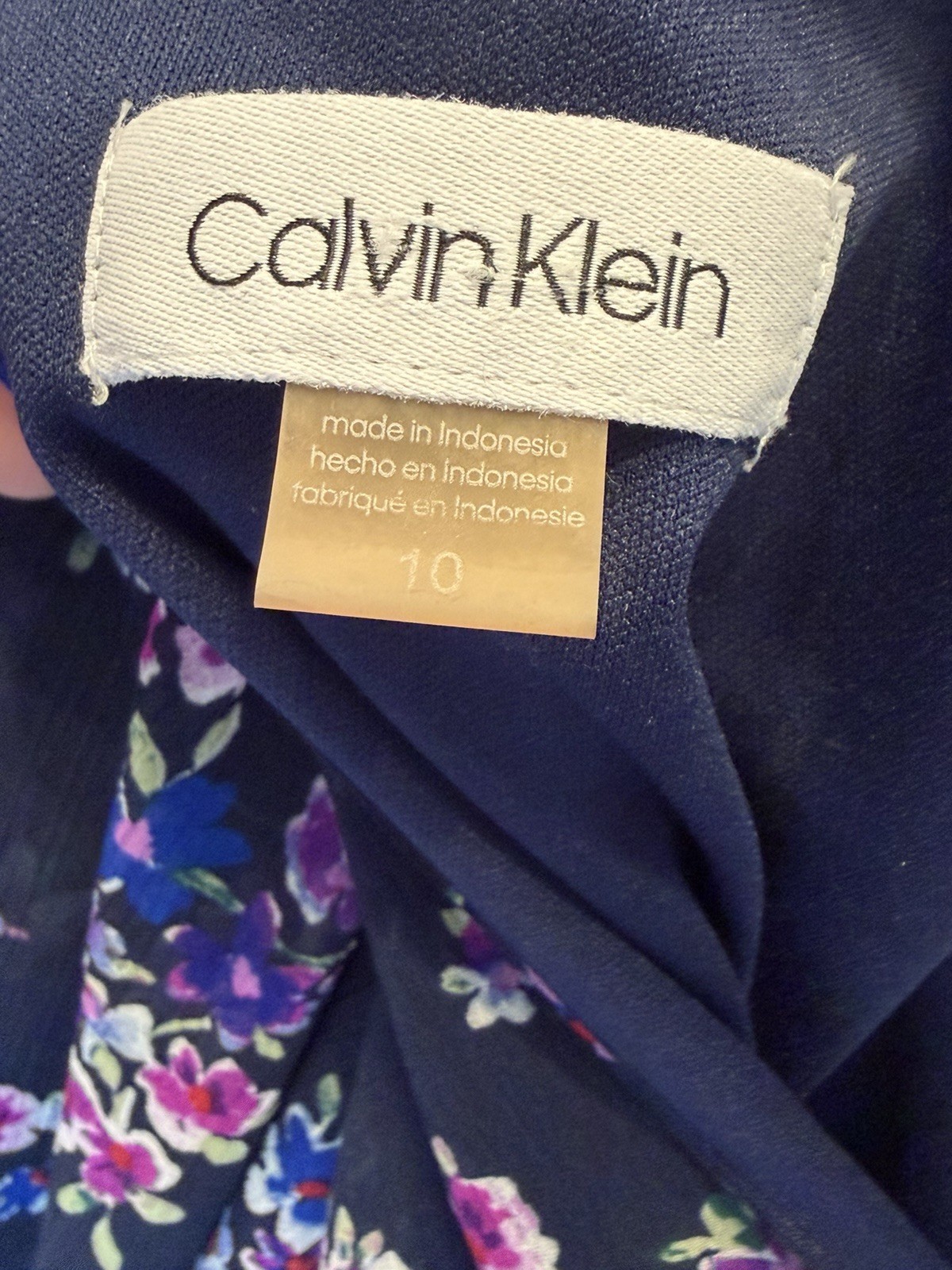 Calvin Klein Floral Dress Size 10