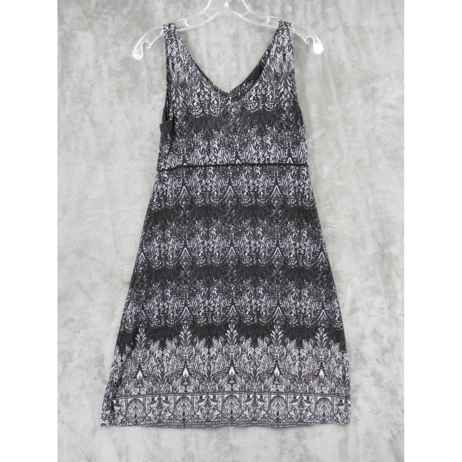 Athleta Dress Womens Small A Line Athleisure Outdoor Casual Stretch Knit Black