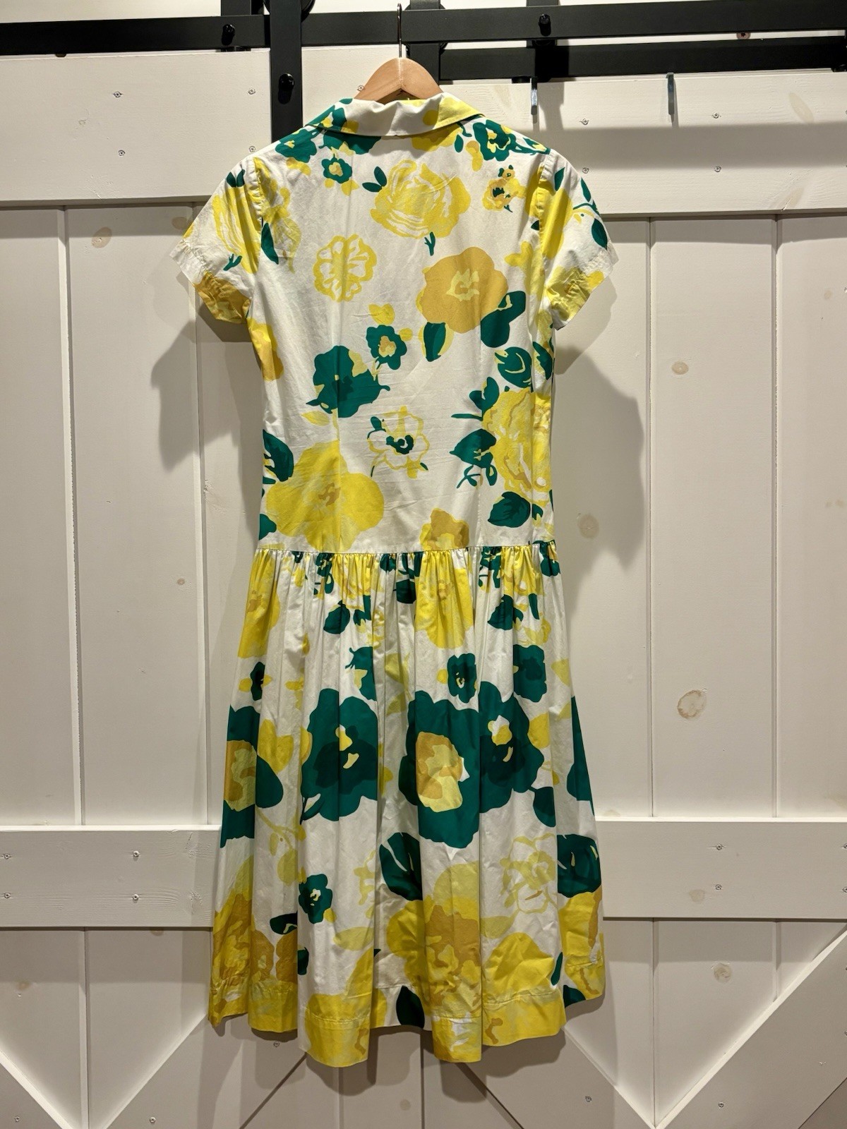 Anthropologie Plenty by Tracy Reese Floral Drop Waist Shirt Dress, Small