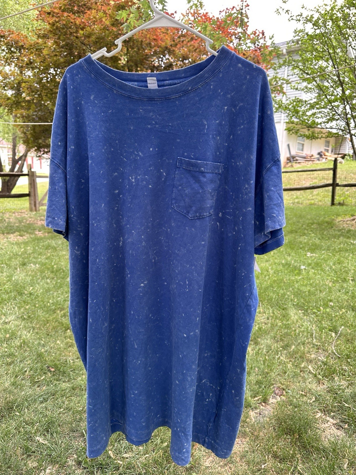 NWT, Blue&White, Old Navy, T-Shirt, Dress,W/Front Chest Pocket, Size XXL