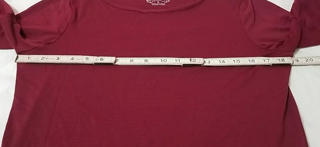 Southern Tide Whitnee Performance Dress Maroon Wine Bell Sleeve Size S USC