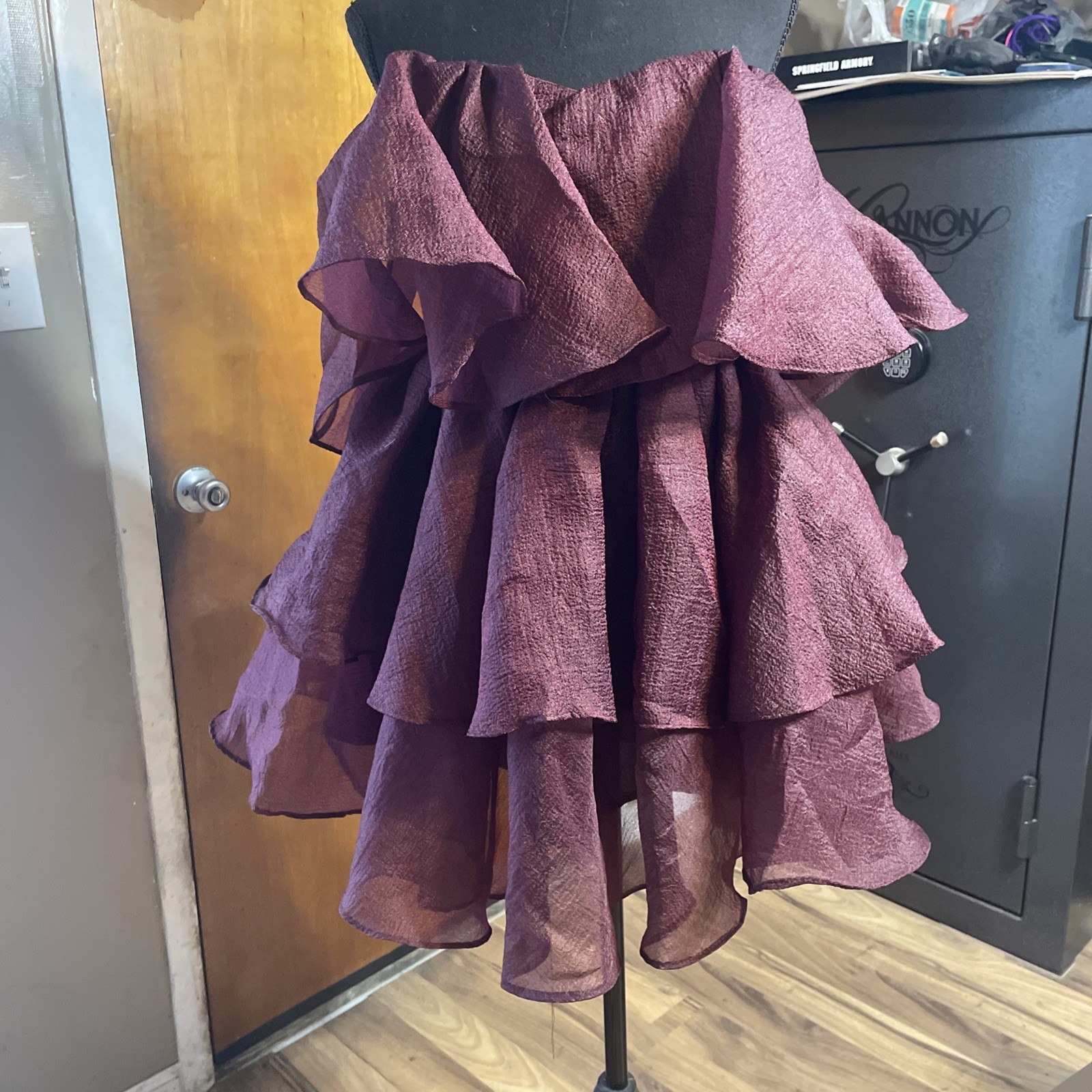 Altered State Cocktail Plume Mini Party Dress For Holiday Prom Event Size LG