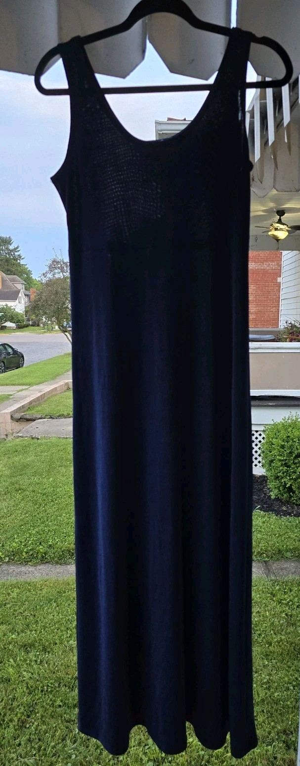 Nina Piccalino Vintage Women’s Navy Maxi Dress Tank Dress Tank Top Size 6 Summer