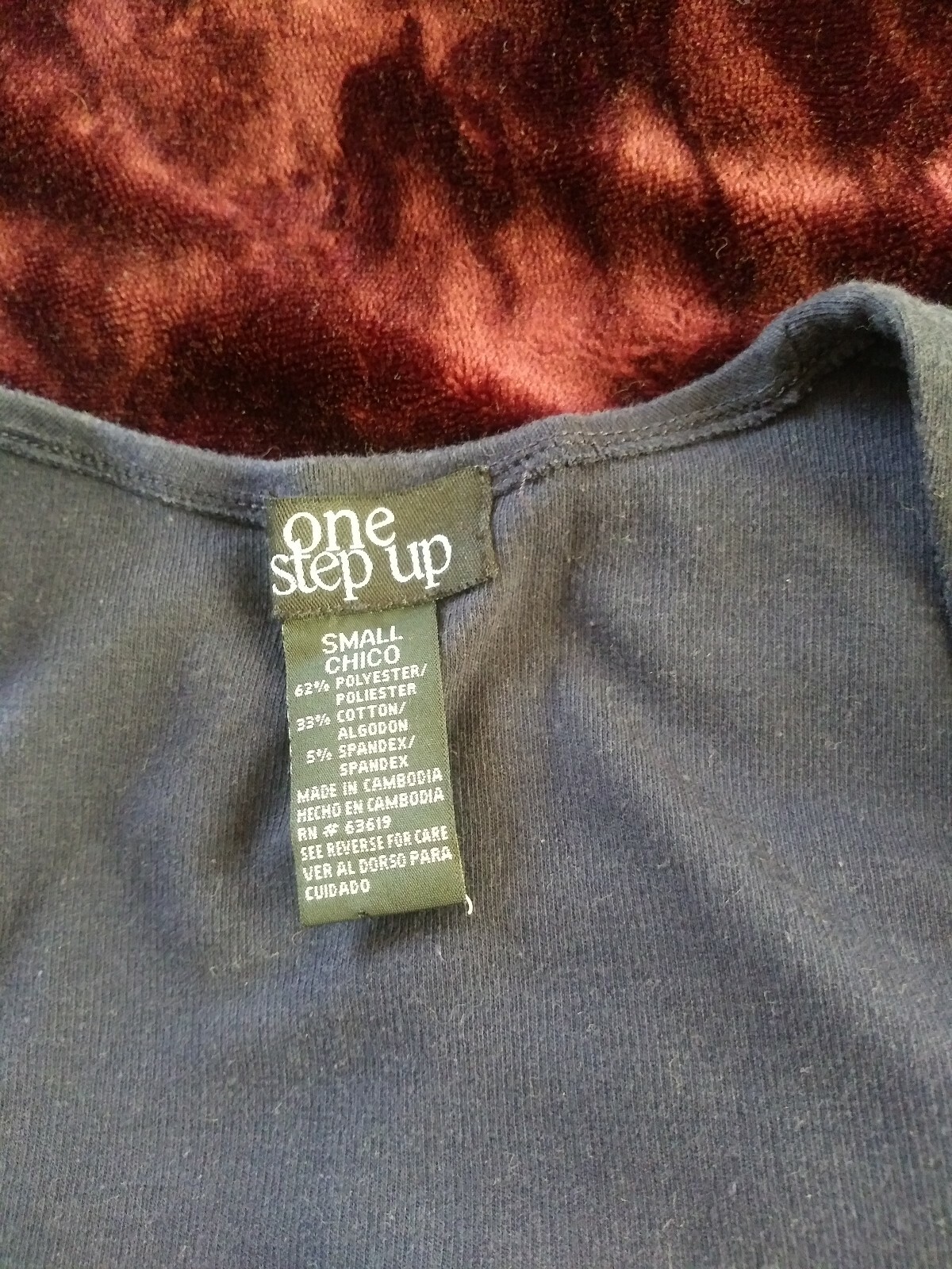 One Step Up Navy Blue Dress Size Small