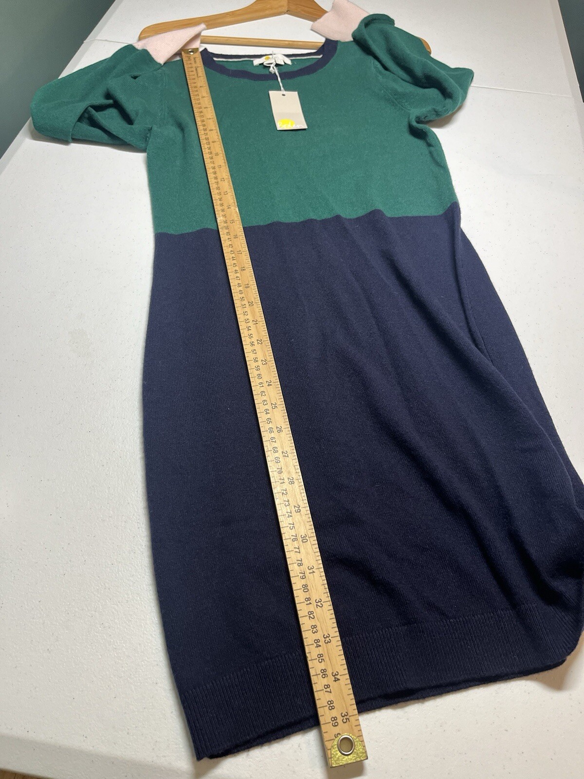 Boden Colorblock Long Sleeve Wool Cashmere Blend NWT Casul Dress Womens 2