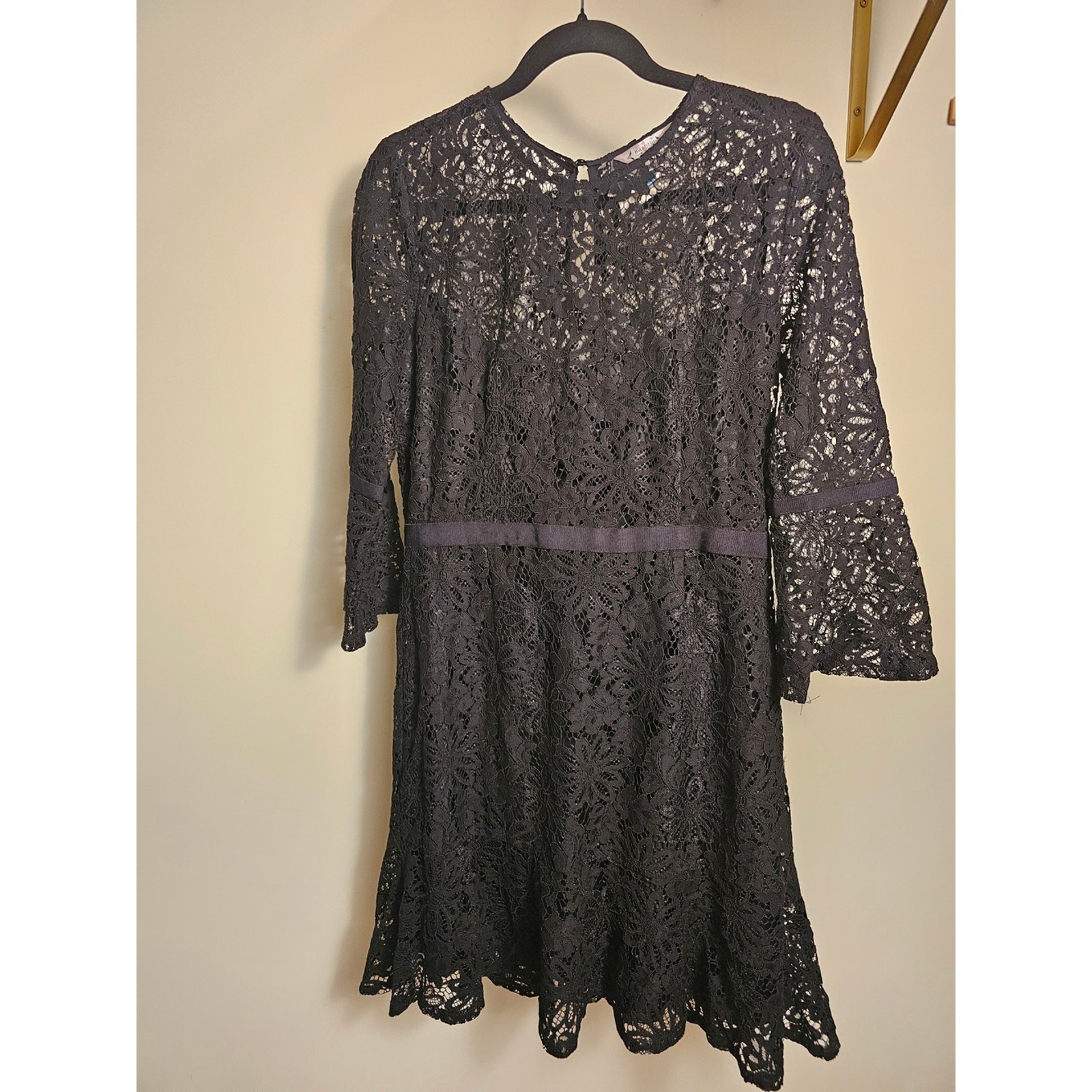 NWOT Nanette Lepore Elegant Black Lace Women’s Dress