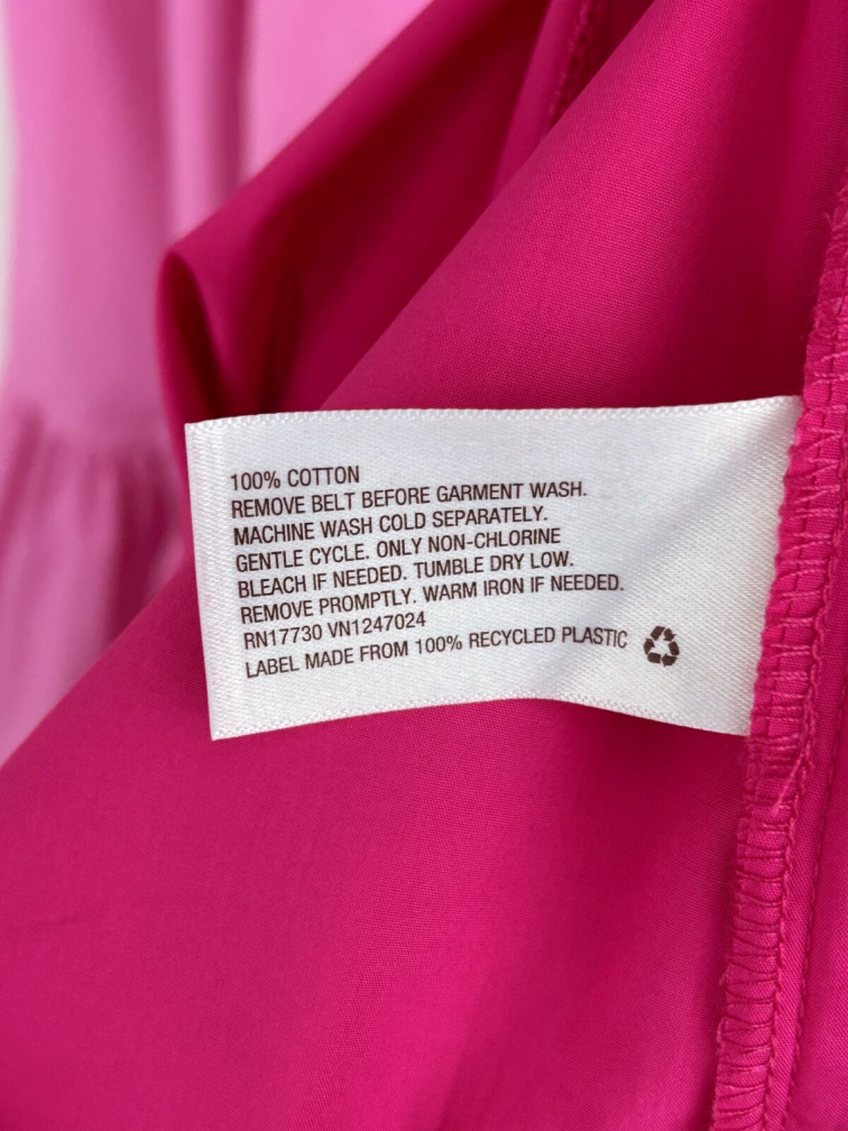 Christopher John Rogers X Target Pink Color Block Poplin Tiered Shirt Dress Sz 0