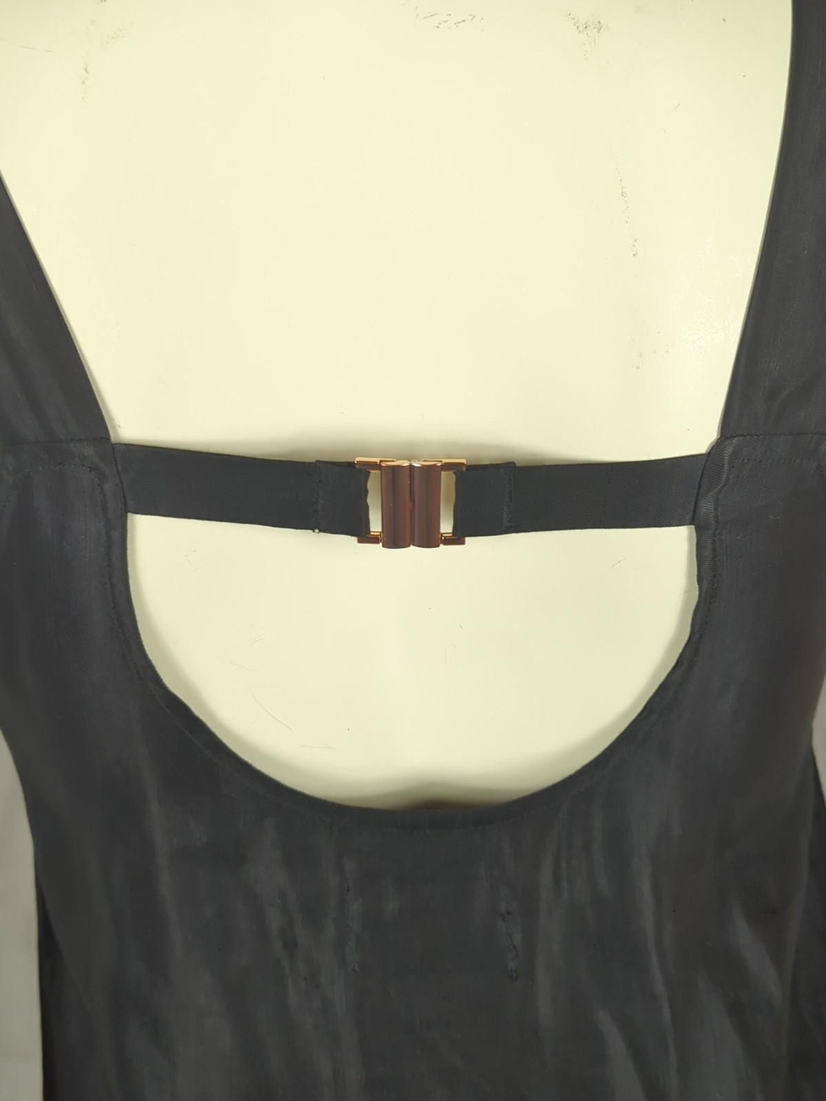 Sancia Drop Waist black cocktail Tank Dress XS Minimalist capsule quiet Luxury
