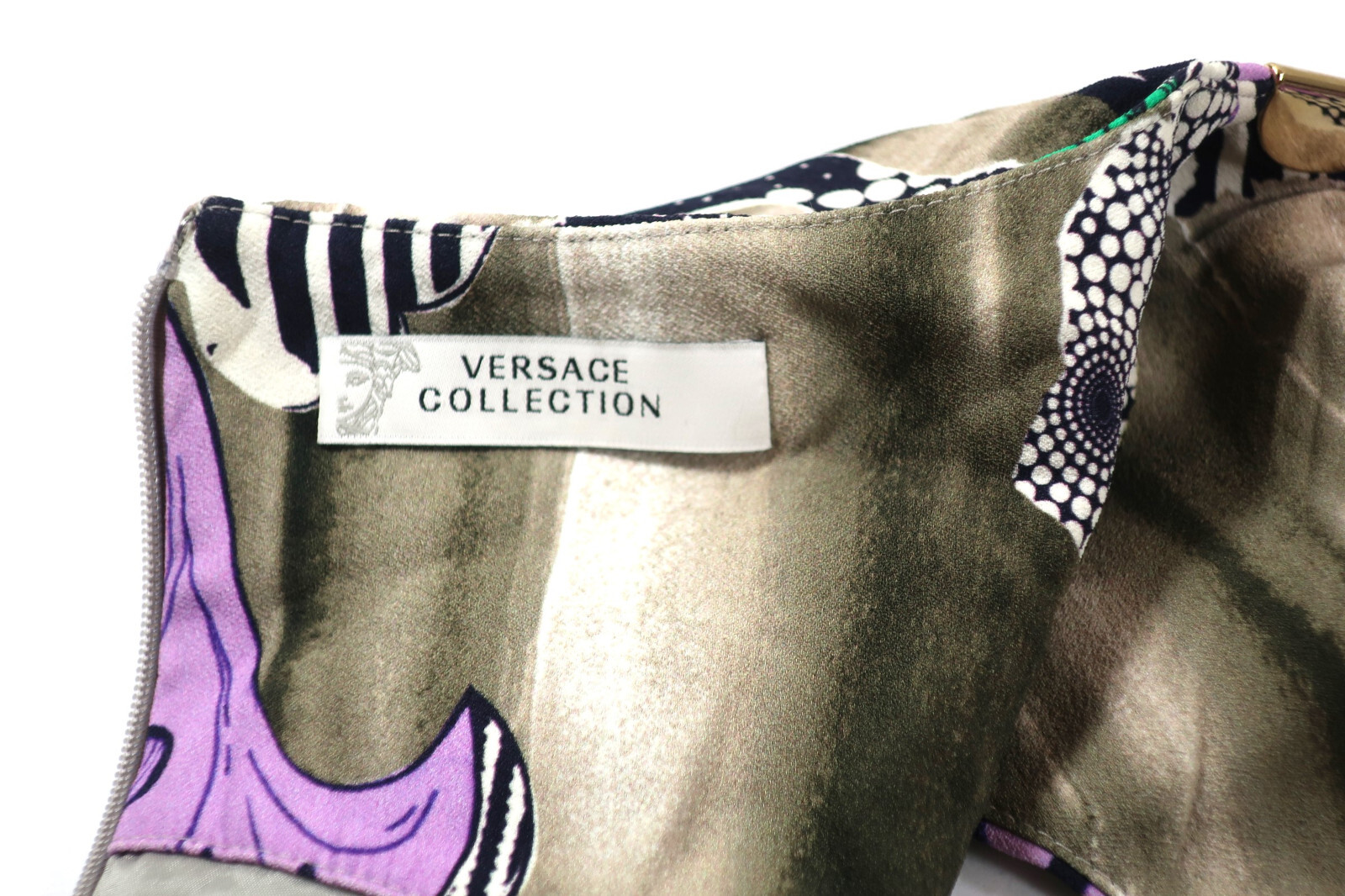 VERSACE Collection Cocktail Bodycon Sheat Dress Embellished Small Med 40 6 7 8