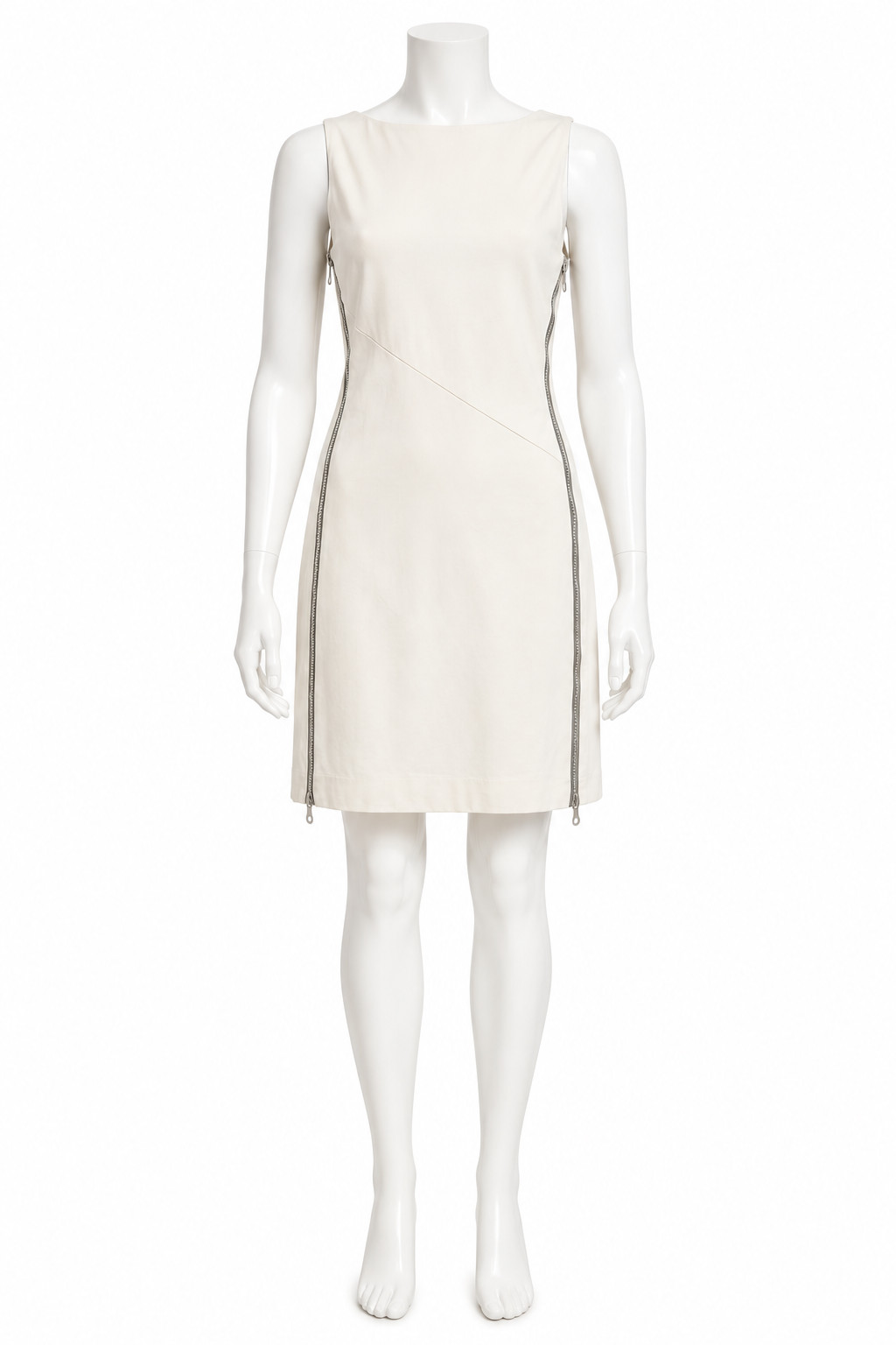 Diane von Furstenberg ivory Leigh dress from a viscose jersey, US 10 UK 14