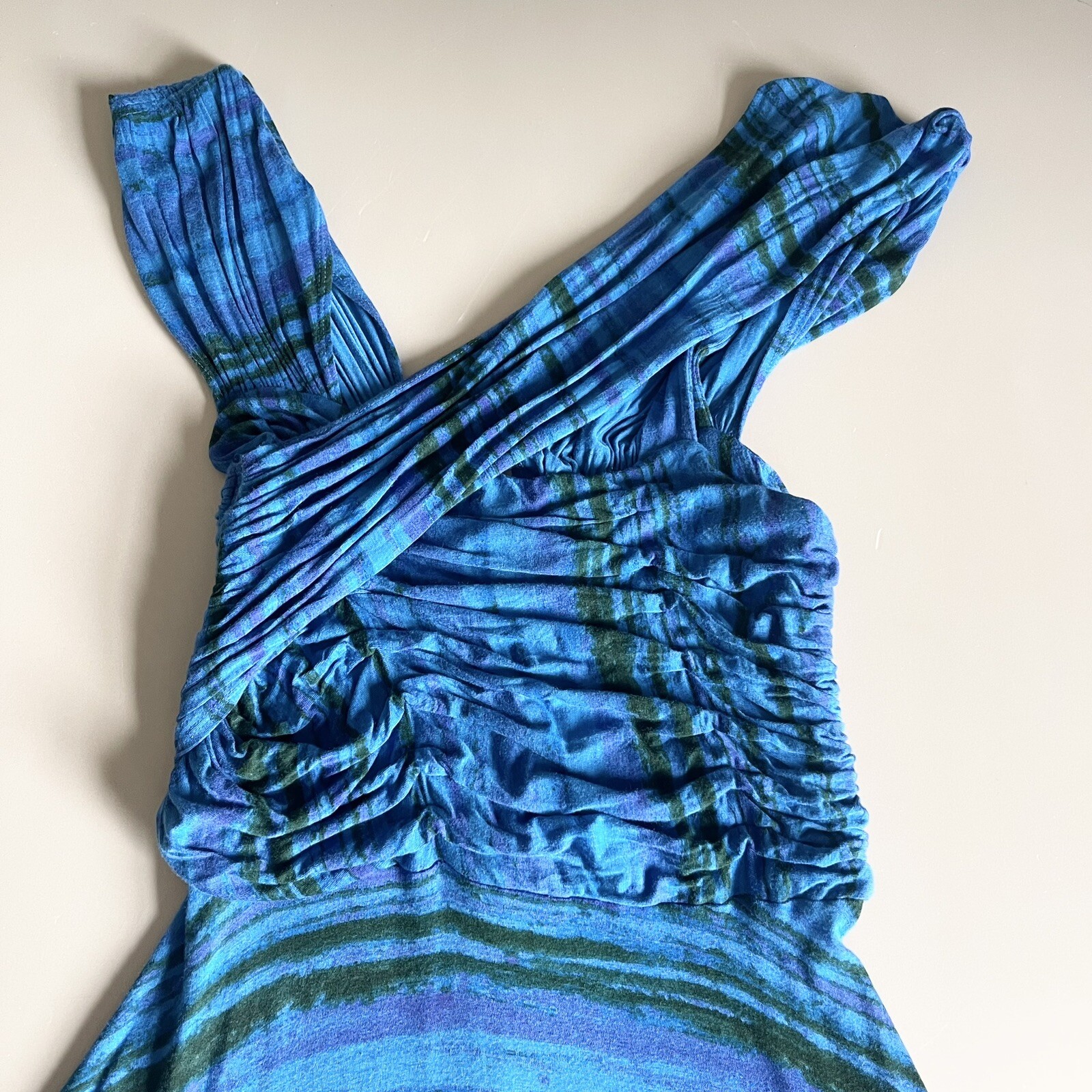 Plenty By Tracy Reese Surplice Jersey Knit Dress Women’s Size S Blue