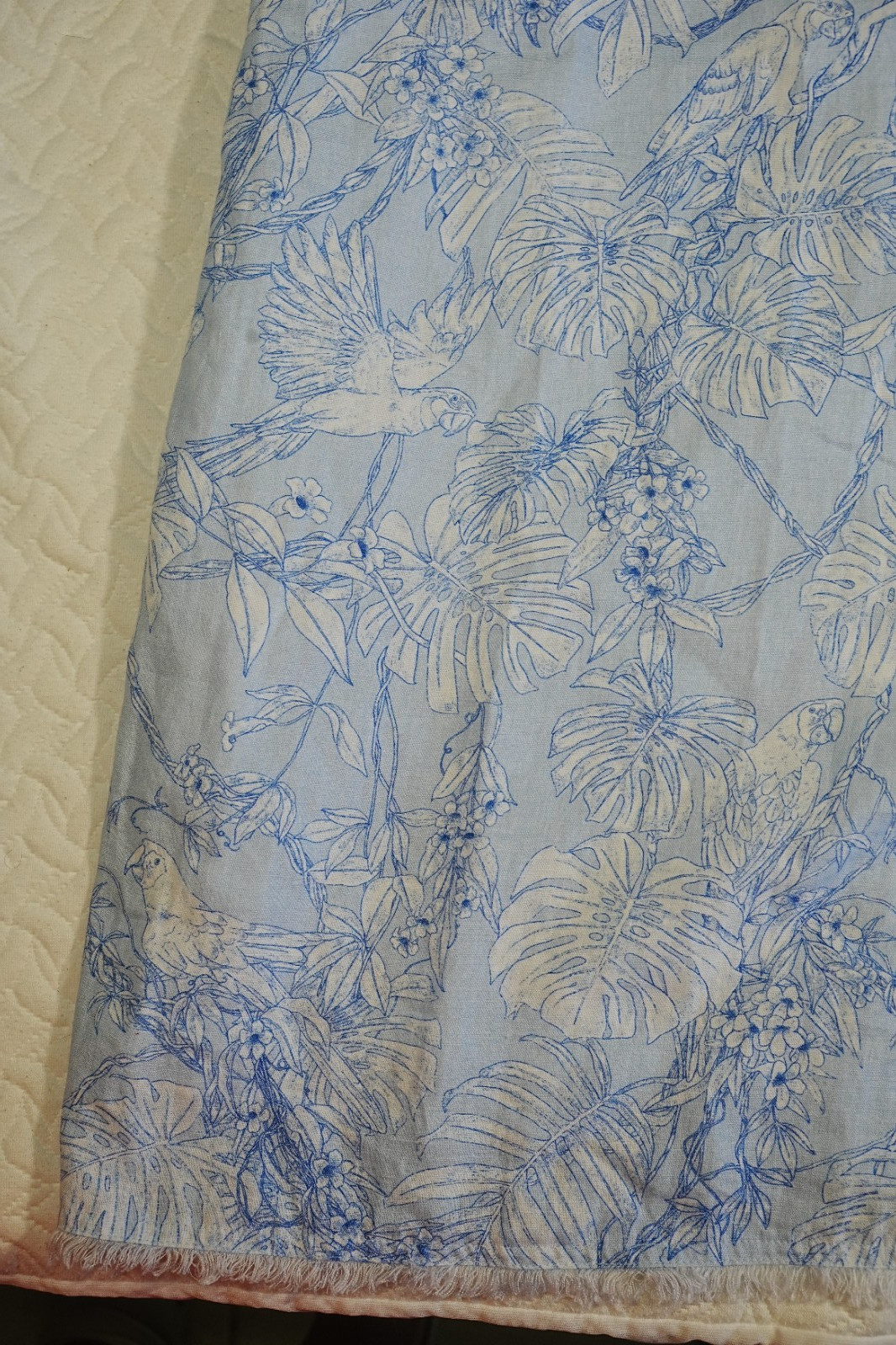 Tommy Bahama Tropical Parrots Linen Dress M Dress