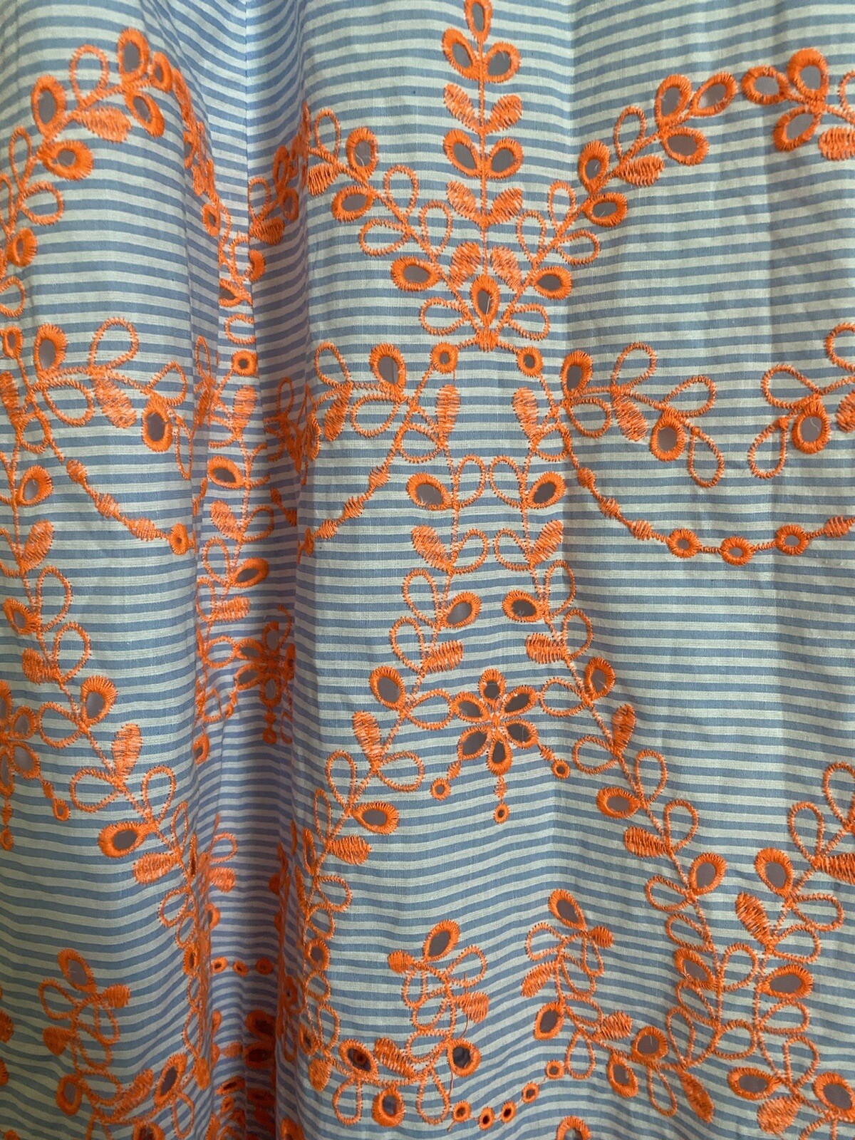 NWT Revolve Tularosa Jaslyn Embroidered Dress Blue and Orange Sz XS