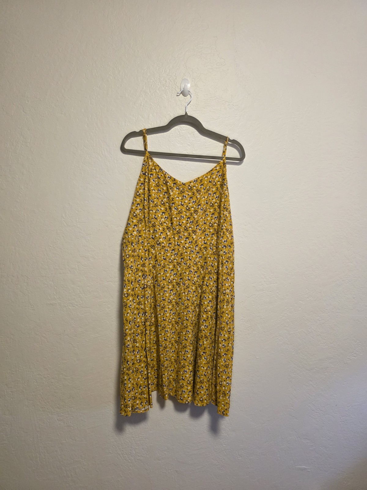 Old Navy Floral Smocked Back Spaghetti Strap Fit & Flare Mini Dress Sz XXL