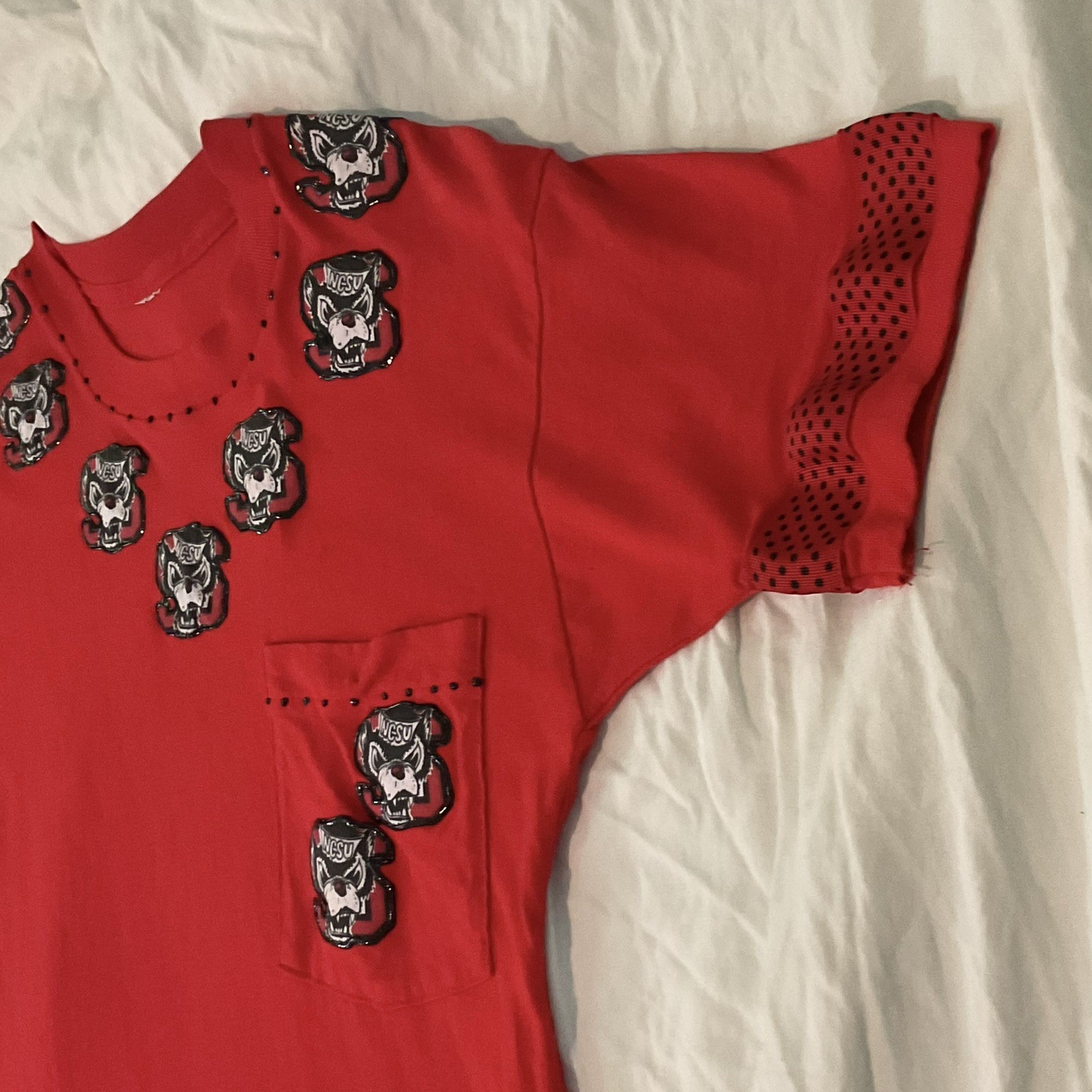 NC State Wolfpack Mini Dress Wmn College Student Gameday Cotton Handmade NCSU