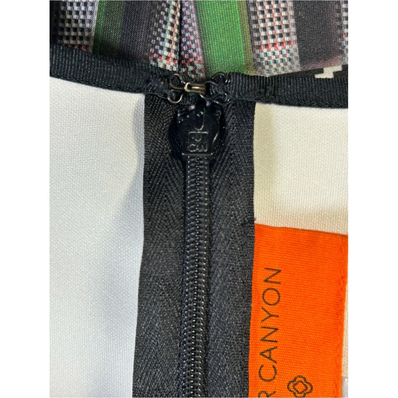 CLOVER CANYON Trinity Multicolor Neoprene Scuba Dress XS Bodycon Mini