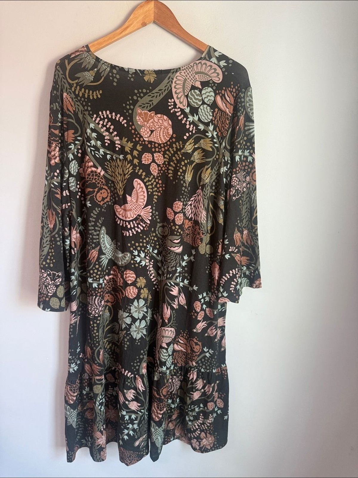 Gudrun Sjödén “Yura” organic lyocell/elastane jersey dress XXL