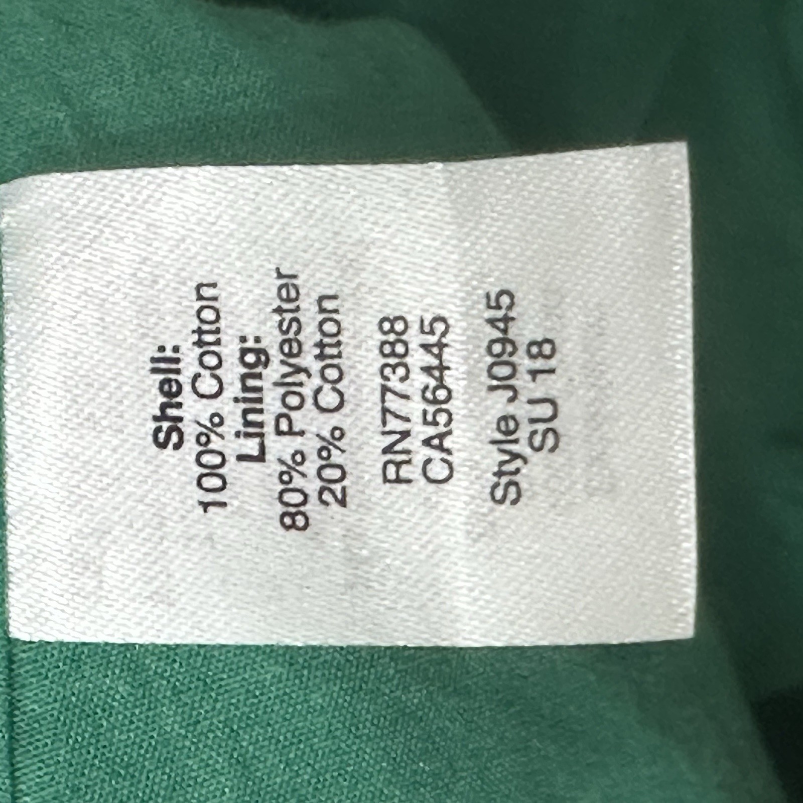 J. Crew Kelly Green Eyelet Sleeveless Cotton Midi Shirt Dress Womens L